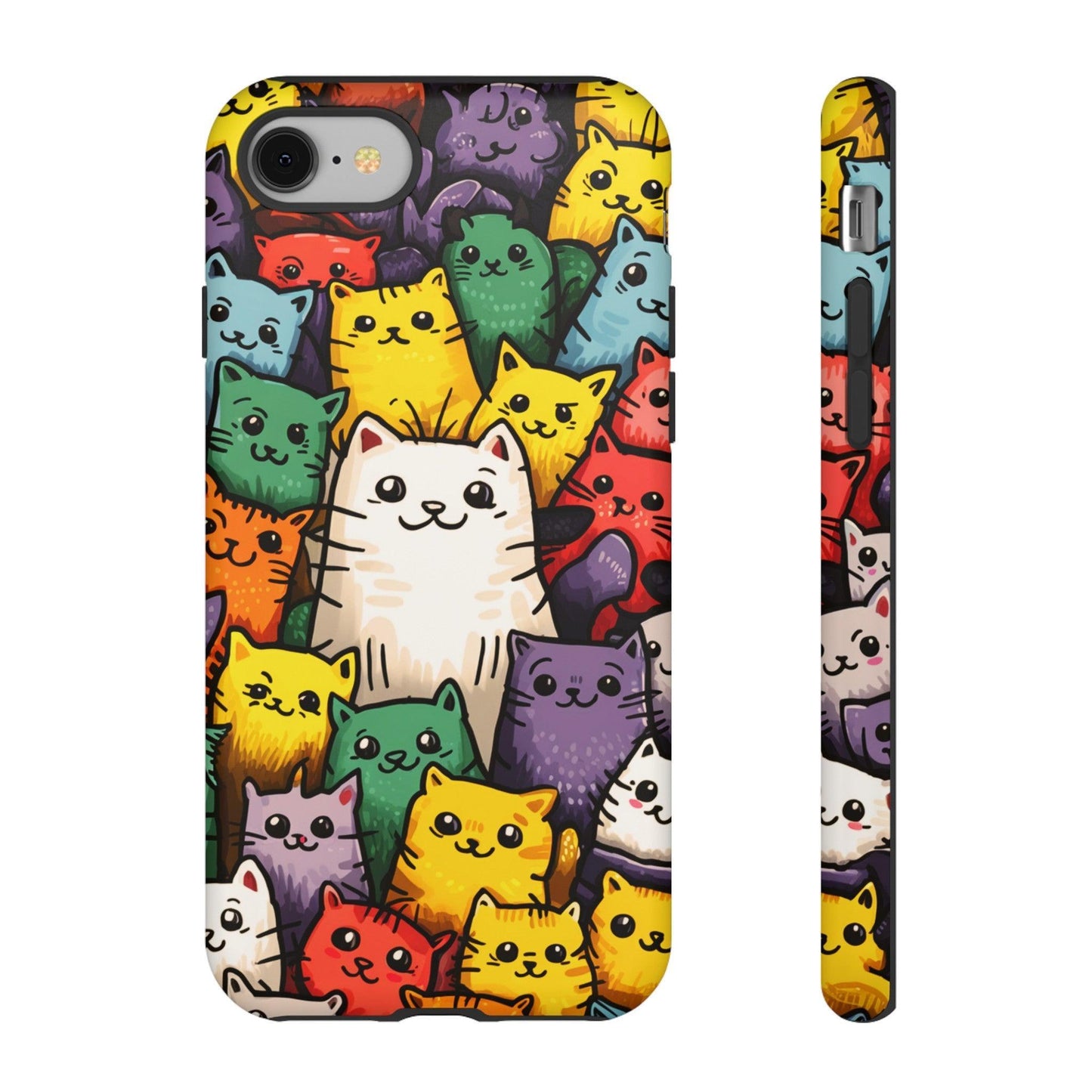 Cat Lovers Collection Tough Cellphone Case - Cosmic Creations by Karen