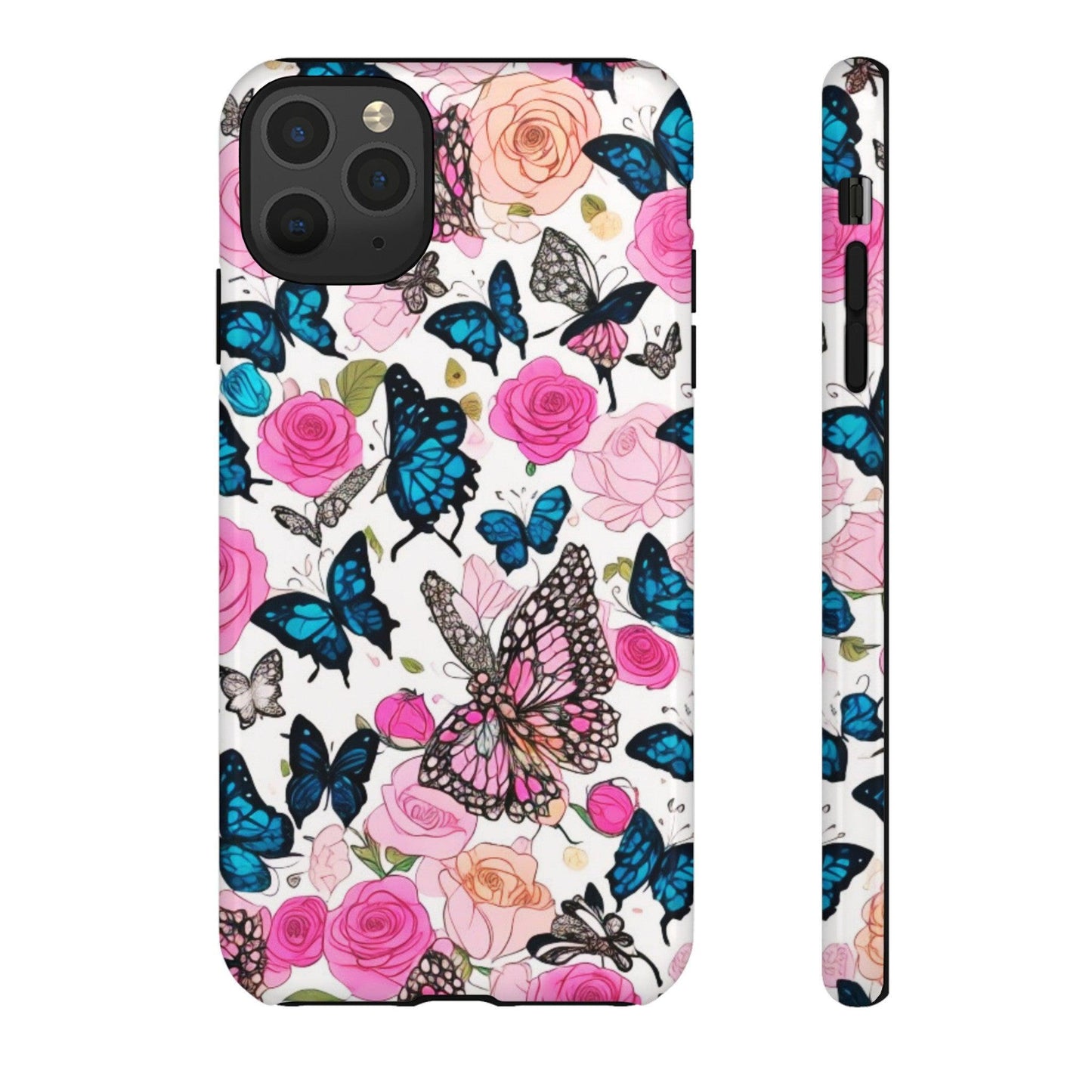 Tough Cellphone Case :" Eclectic Elegance Phone Case Collection" ( Floral patterns)