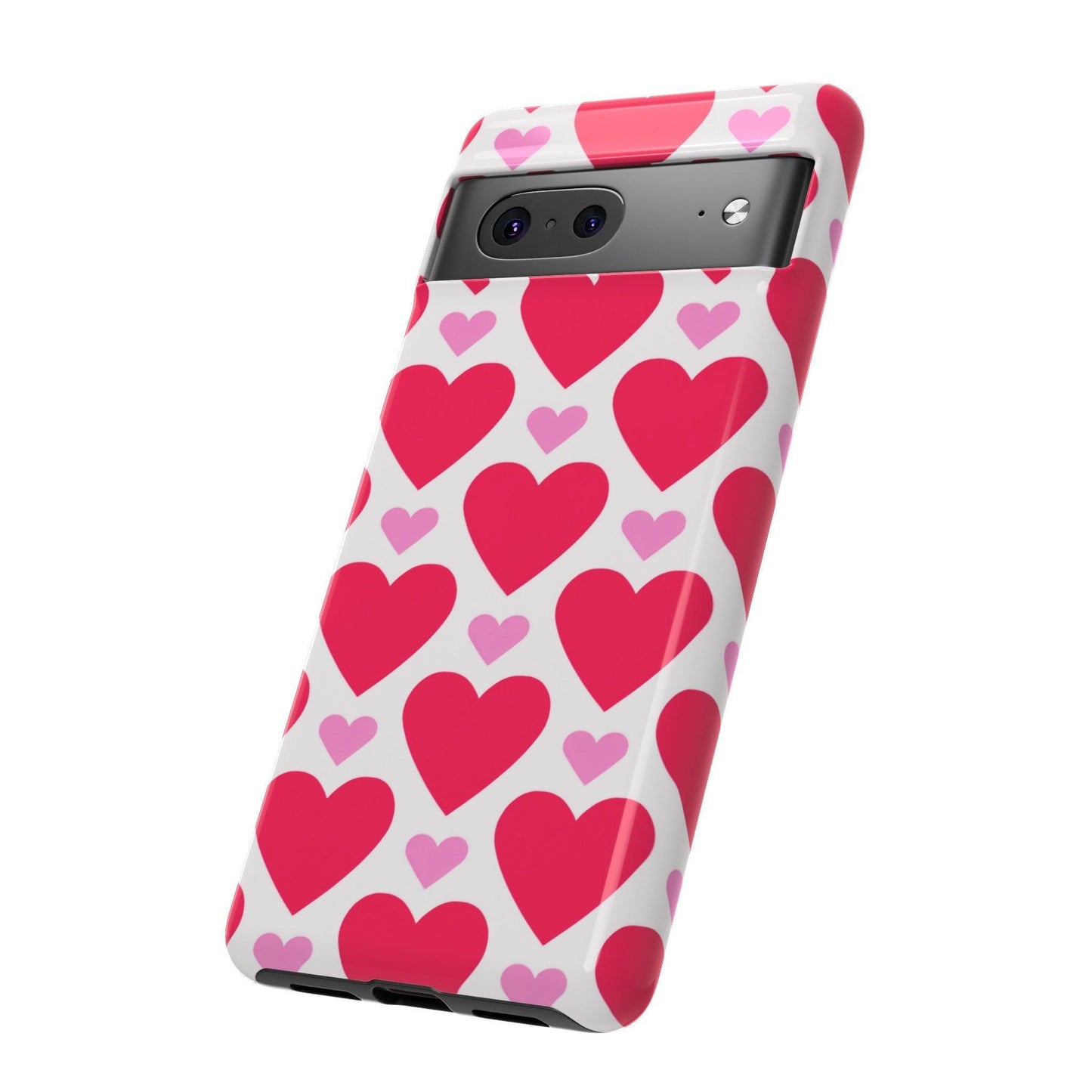 Tough Phone Case :" Eclectic Elegance Phone Case Collection" ( Hearts patterns)