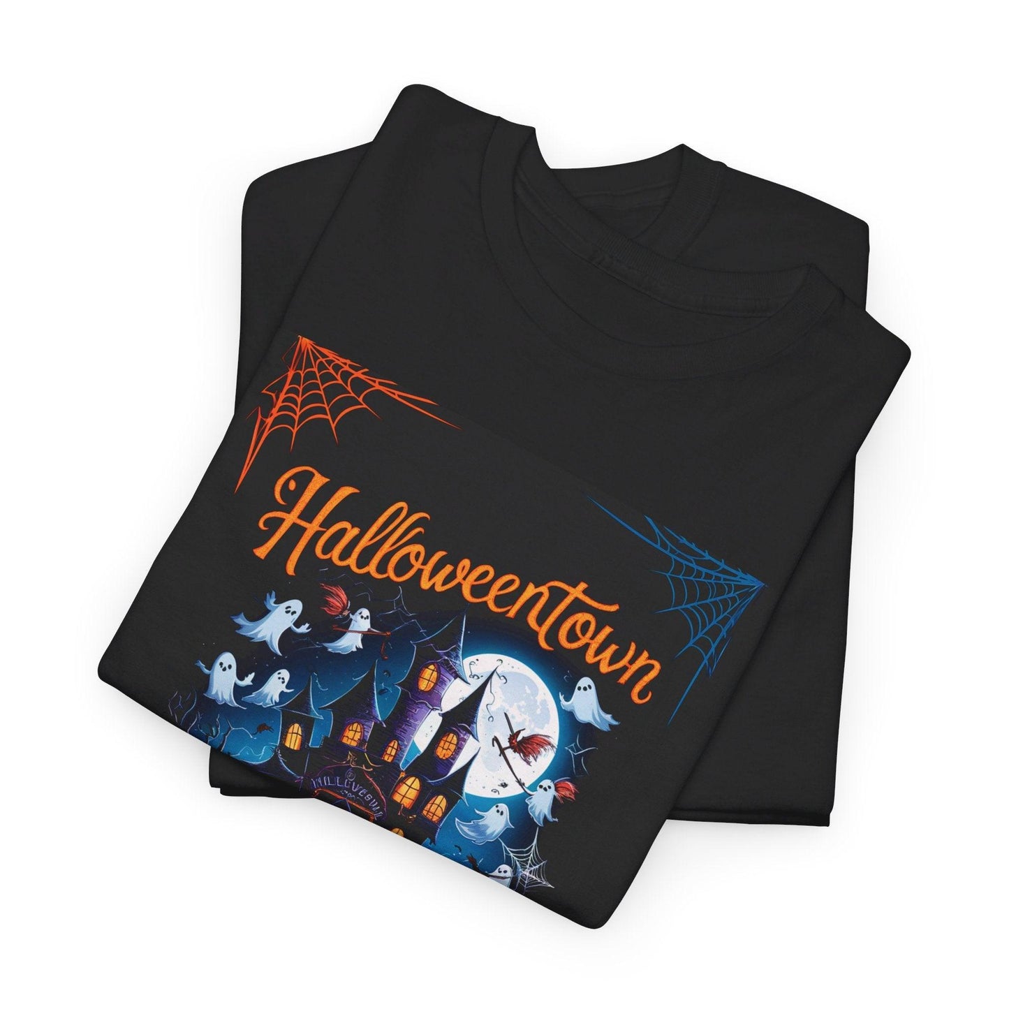 Halloween Town Cotton Tee - Cosmic Creations by Karen