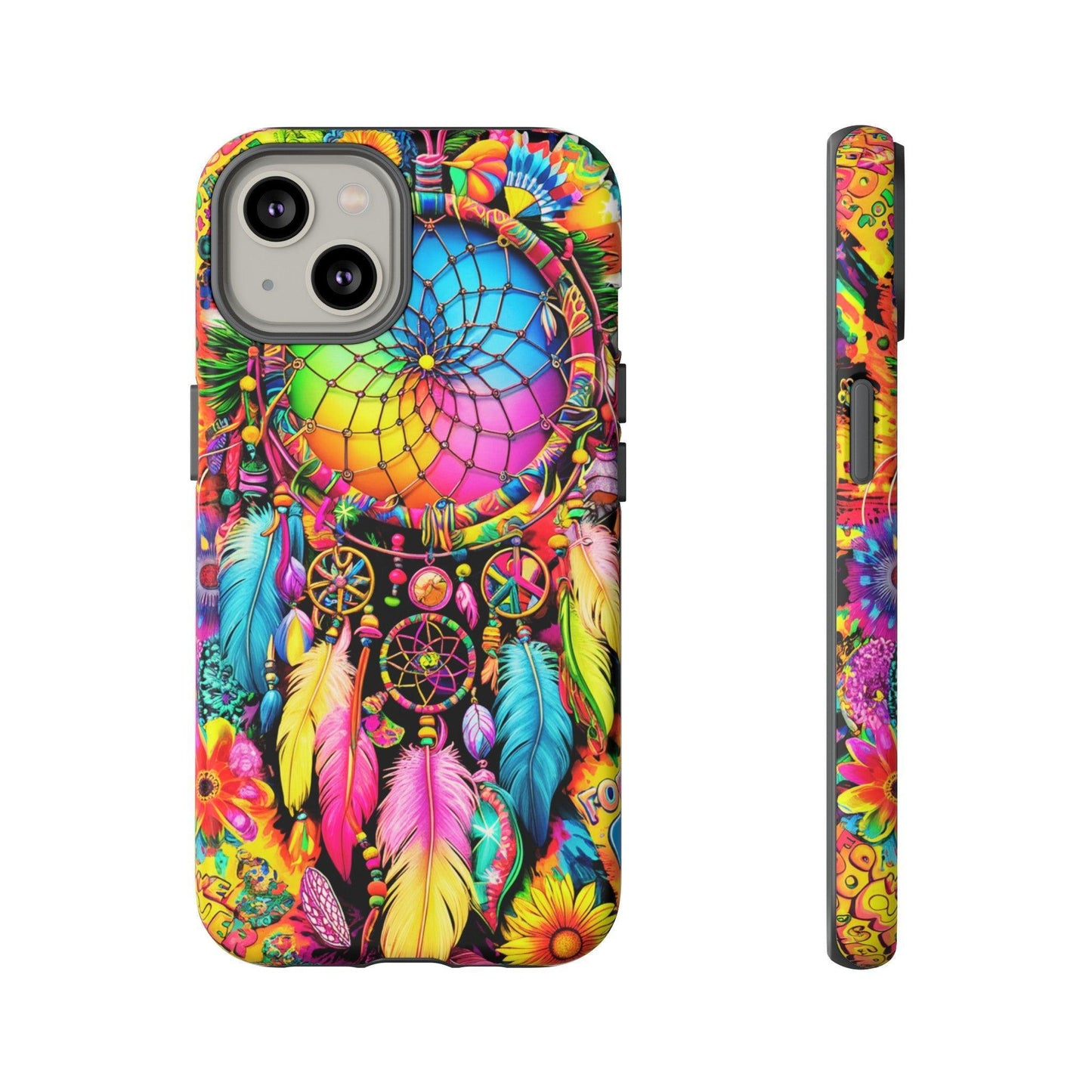 Tough Phone Case :" Eclectic Elegance Phone Case Collection" ( Hippie Style patterns)