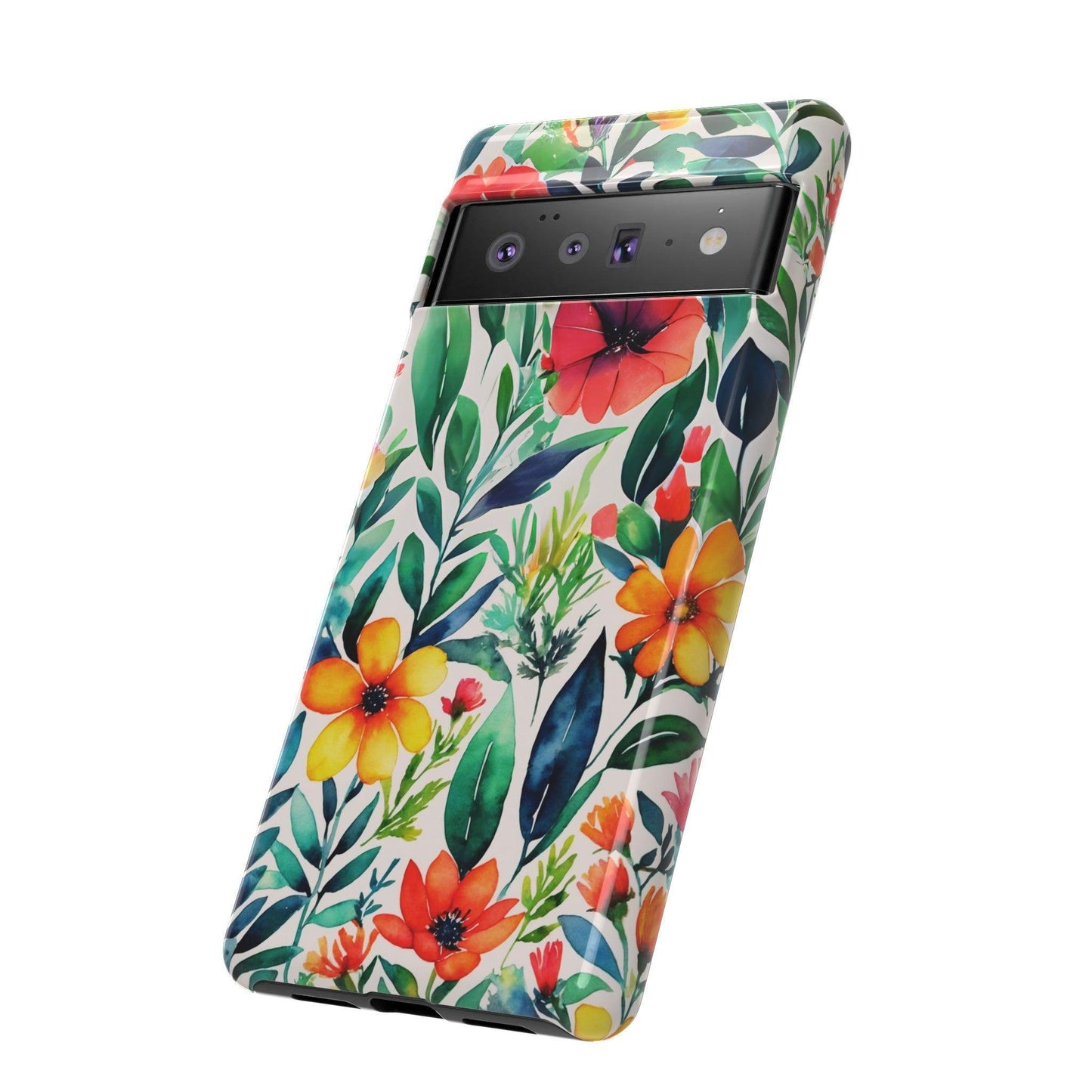 Tough Cellphone Case :" Eclectic Elegance Phone Case Collection" ( Floral patterns)