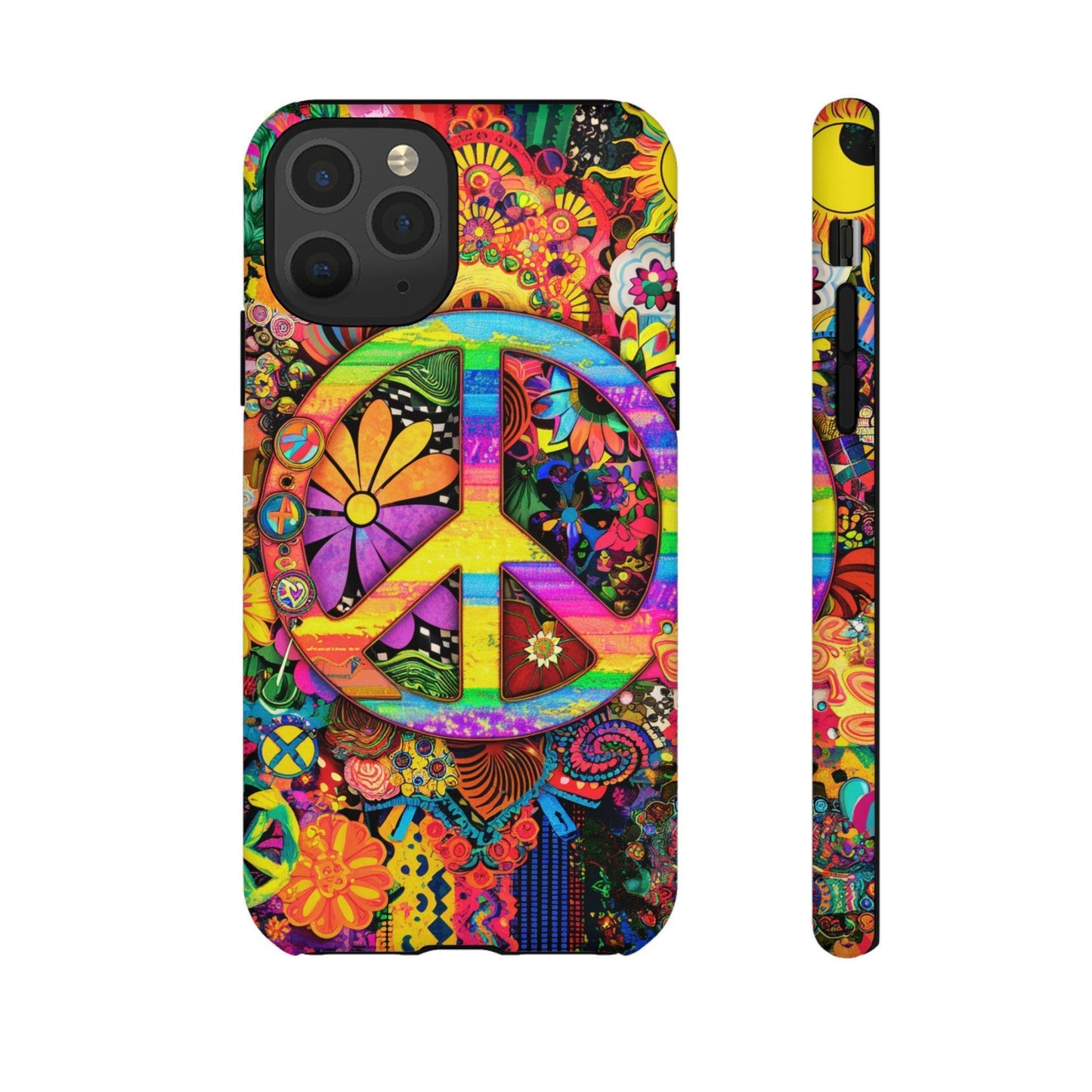 Tough Phone Case :" Eclectic Elegance Phone Case Collection" ( Hippie Style patterns)