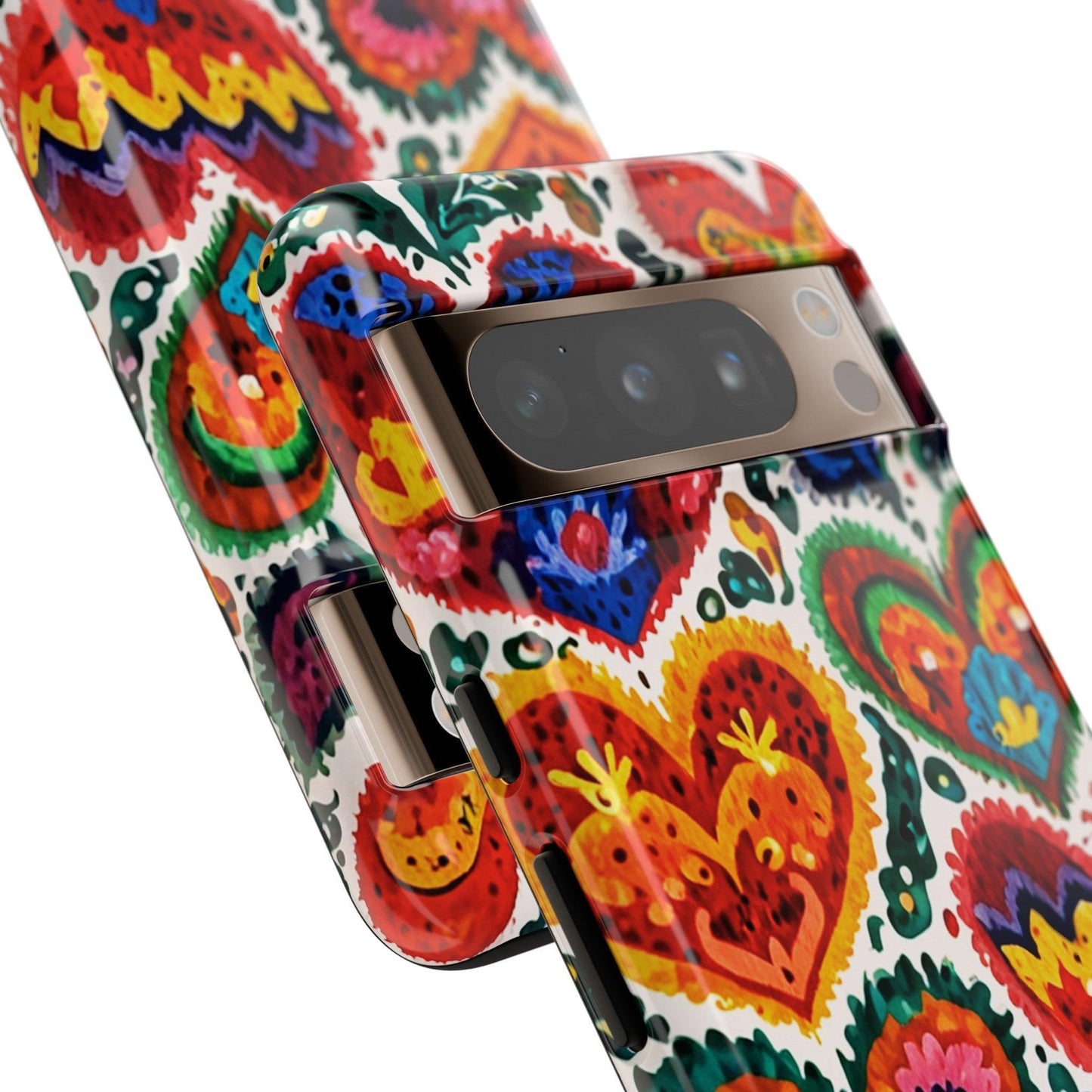 Tough Phone Case :" Eclectic Elegance Phone Case Collection" ( Hearts patterns)