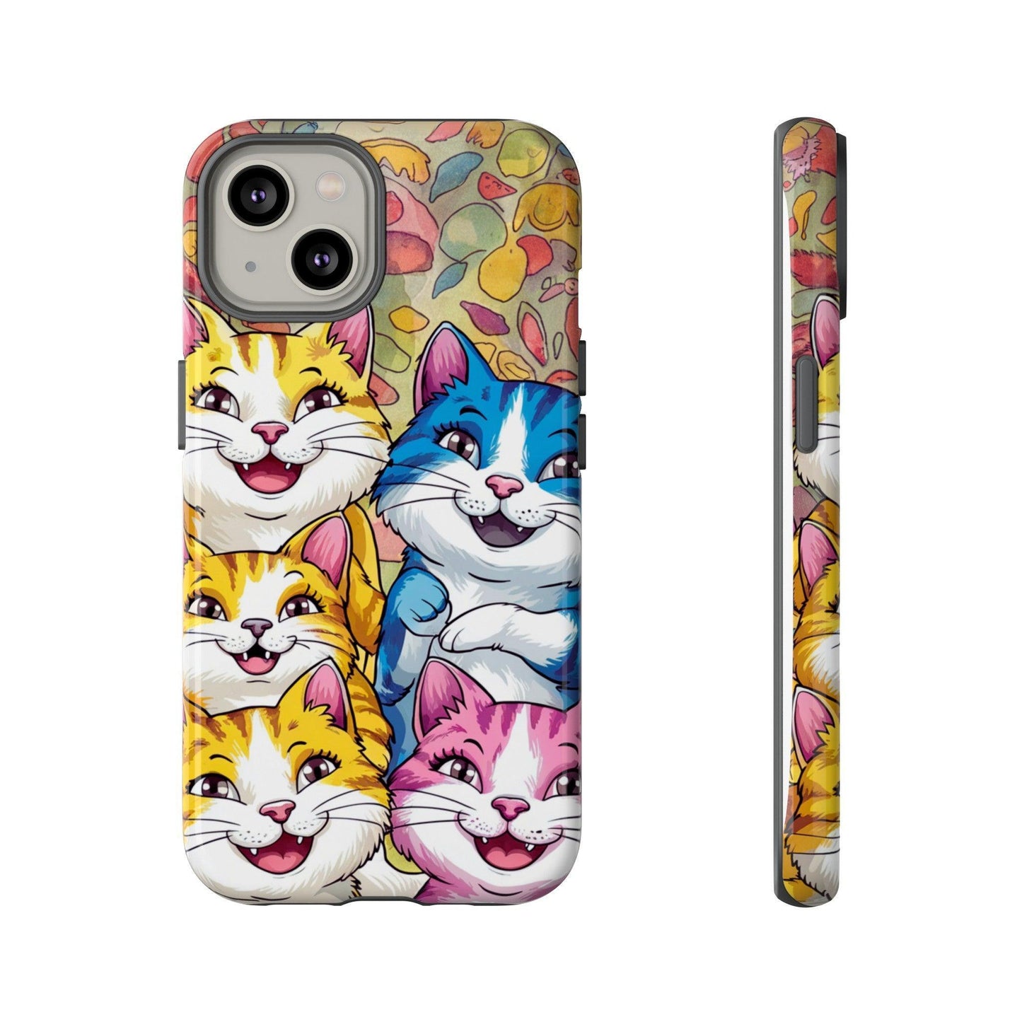 Cat Lovers Collection Tough Cellphone Case - Cosmic Creations by Karen