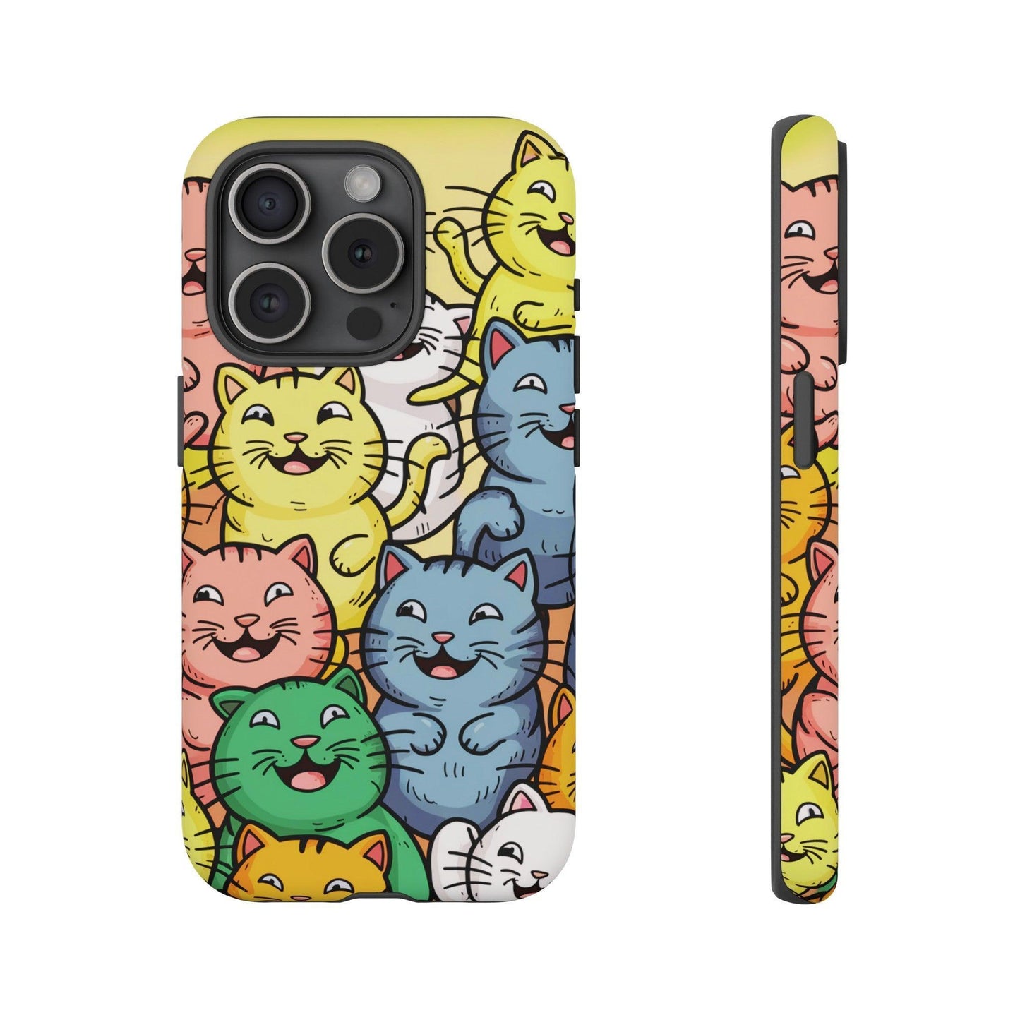 Cat Lovers Collection Tough Cellphone Case - Cosmic Creations by Karen