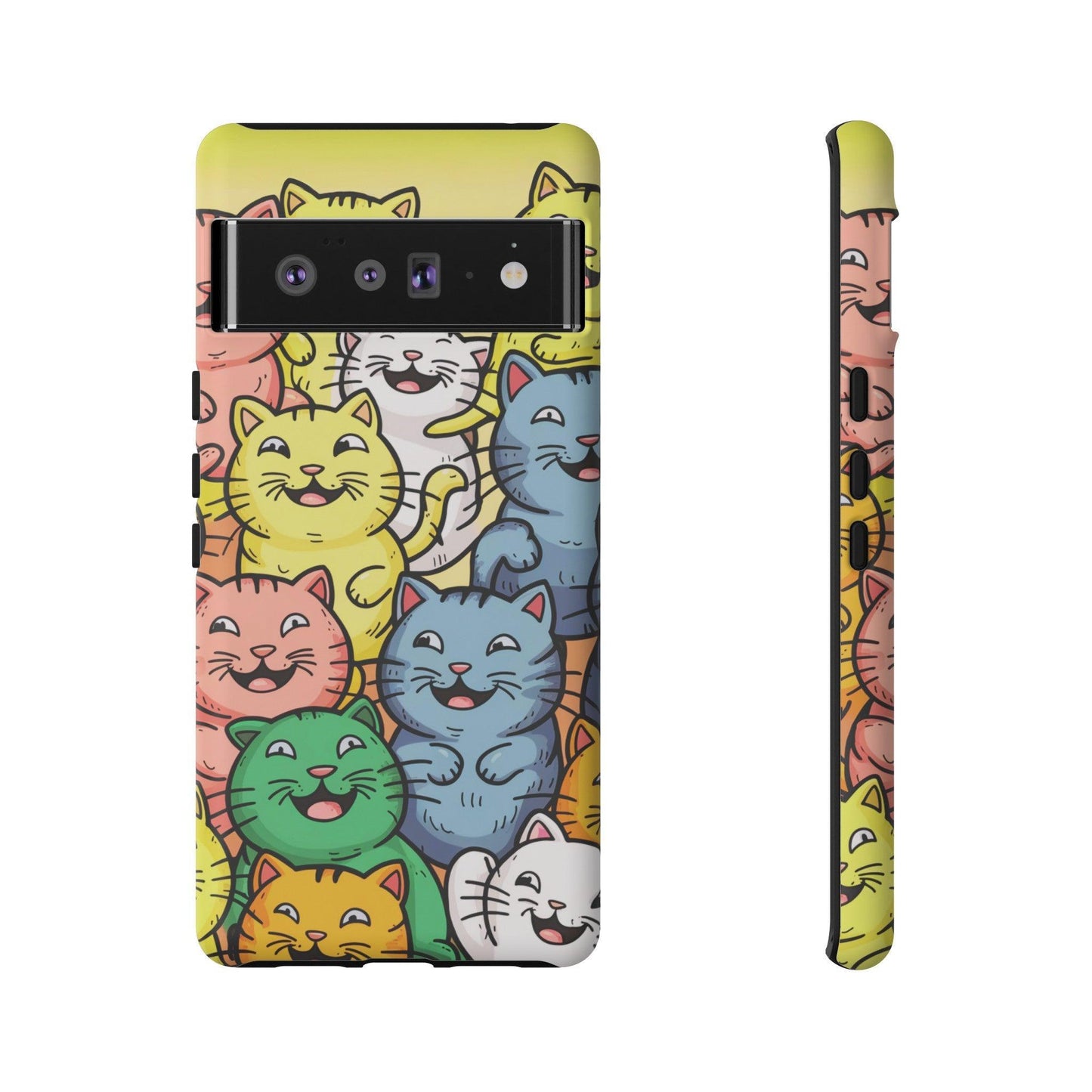 Cat Lovers Collection Tough Cellphone Case - Cosmic Creations by Karen