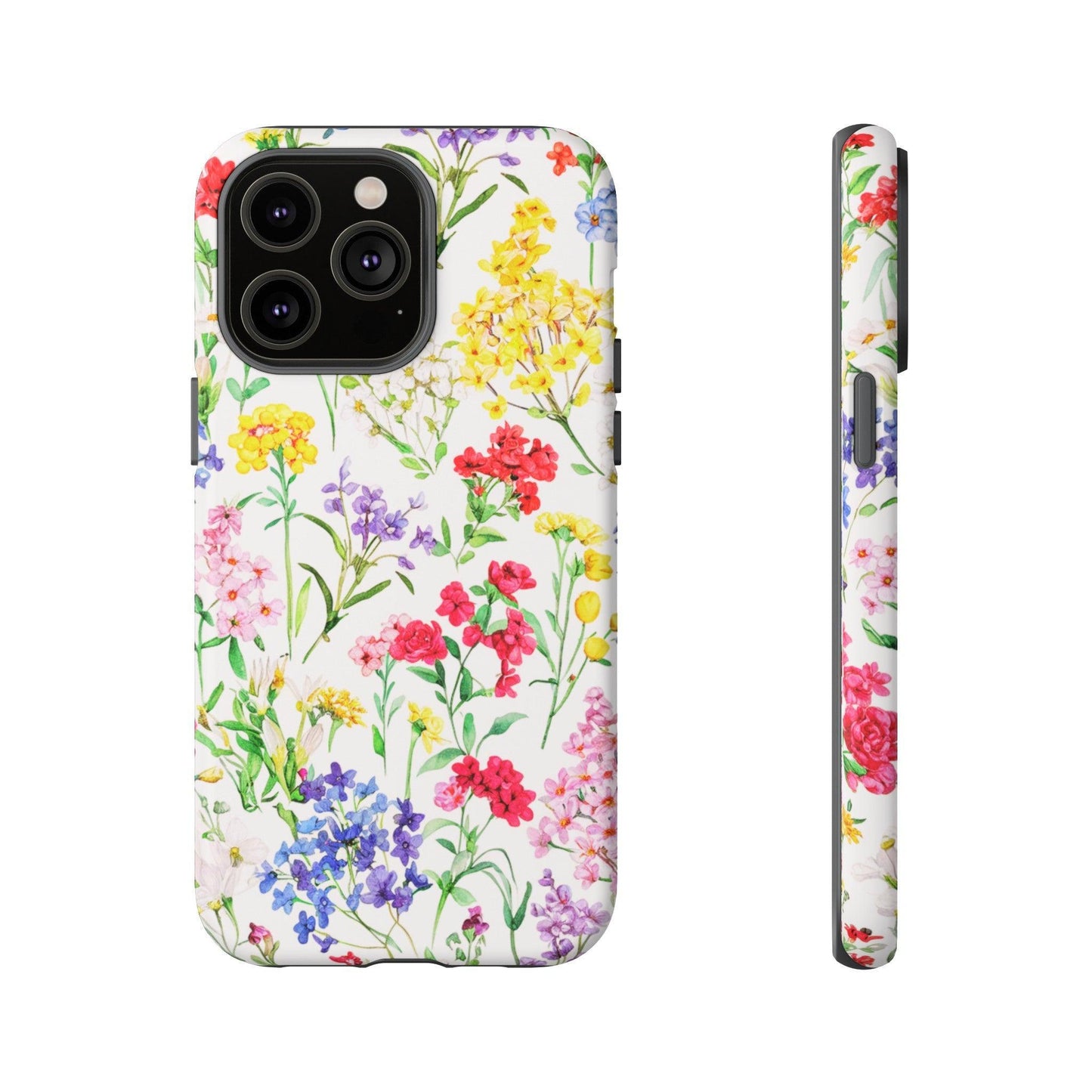 Tough Cellphone Case :" Eclectic Elegance Phone Case Collection" ( Floral patterns)