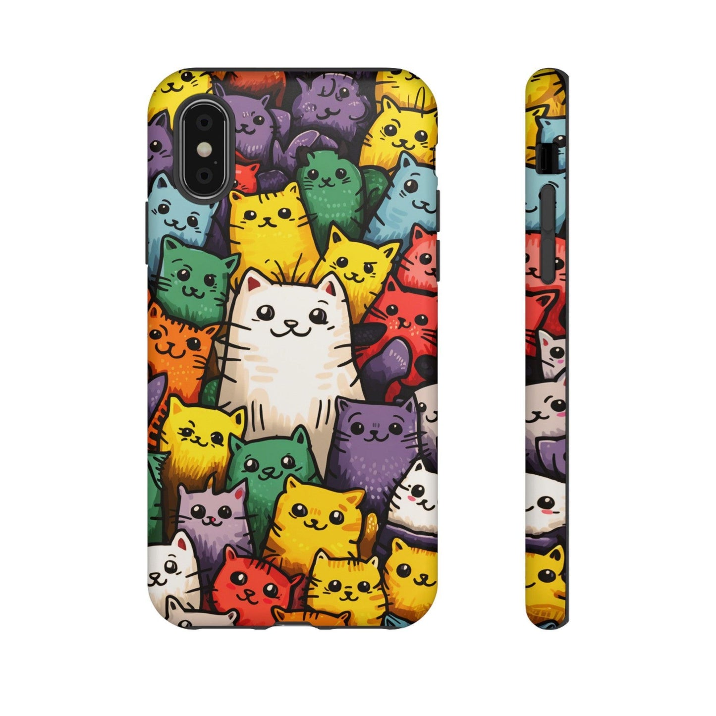 Cat Lovers Collection Tough Cellphone Case - Cosmic Creations by Karen