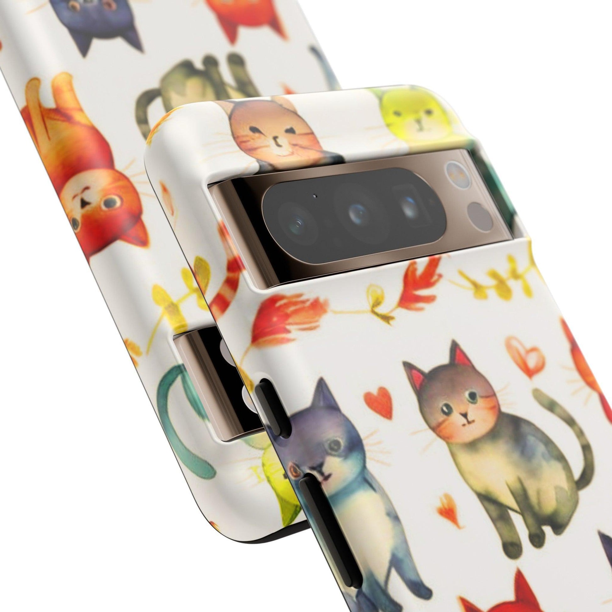 Cat Lovers Collection Tough Cellphone Case - Cosmic Creations by Karen