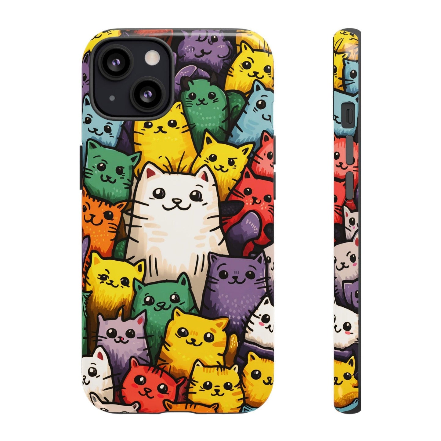 Cat Lovers Collection Tough Cellphone Case - Cosmic Creations by Karen