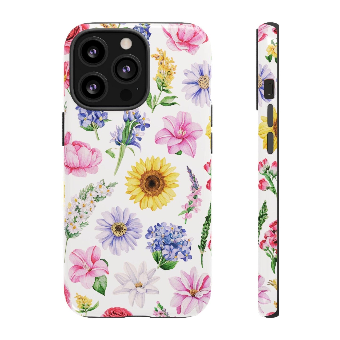 Tough Cellphone Case :" Eclectic Elegance Phone Case Collection" ( Floral patterns)