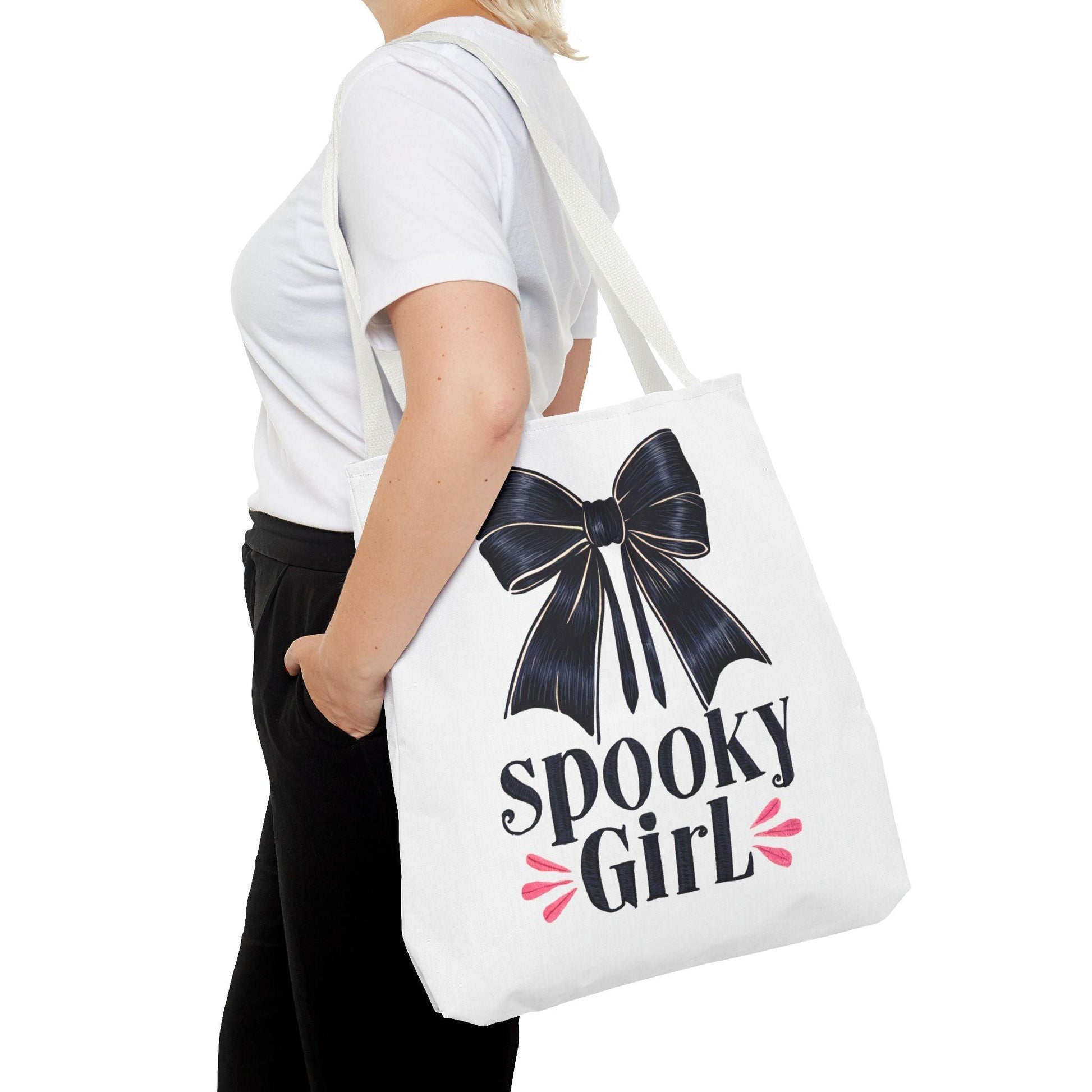 Spooky Girl Halloween Tote Bag - Cosmic Creations by Karen