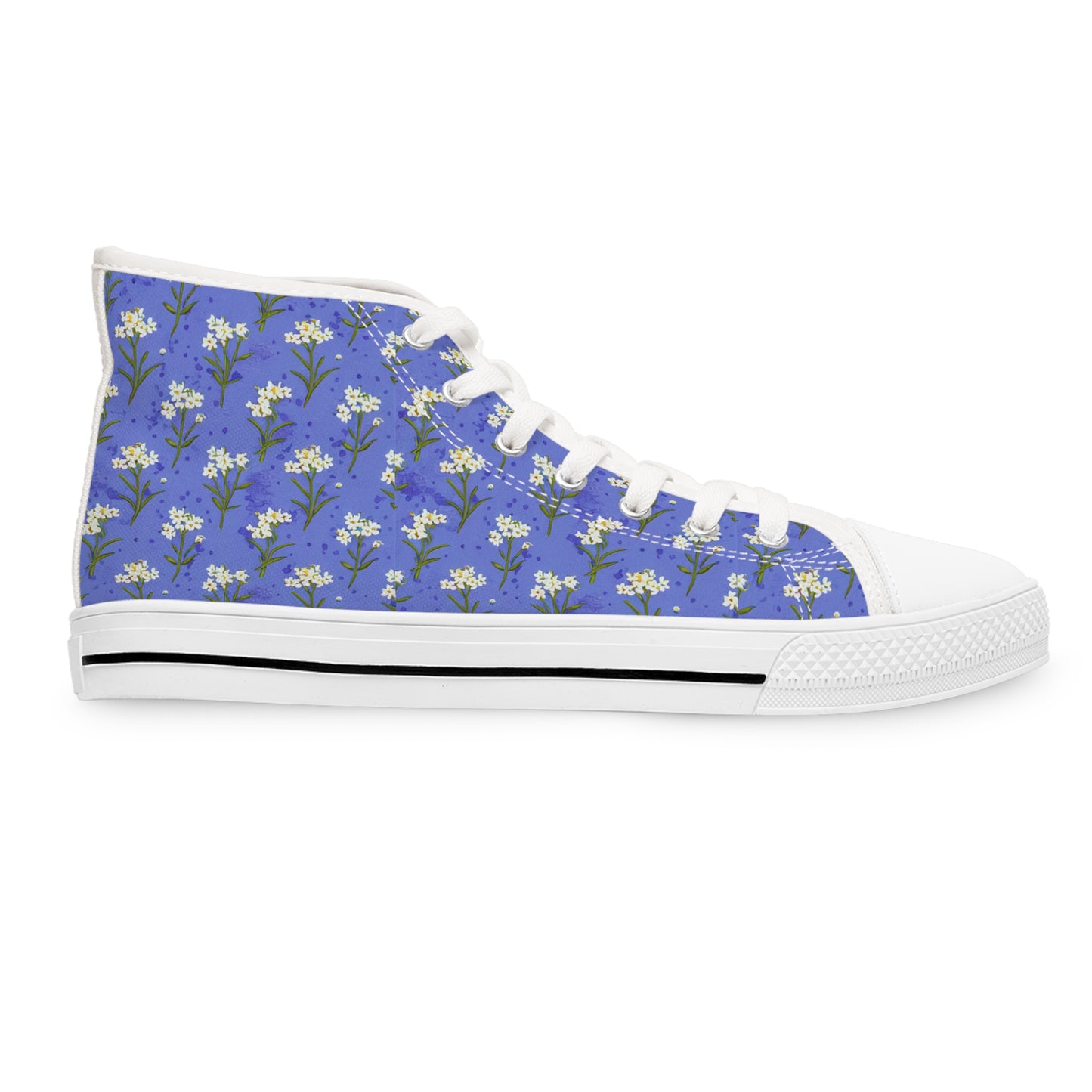 Awesome  Floral Design High Top Sneakers