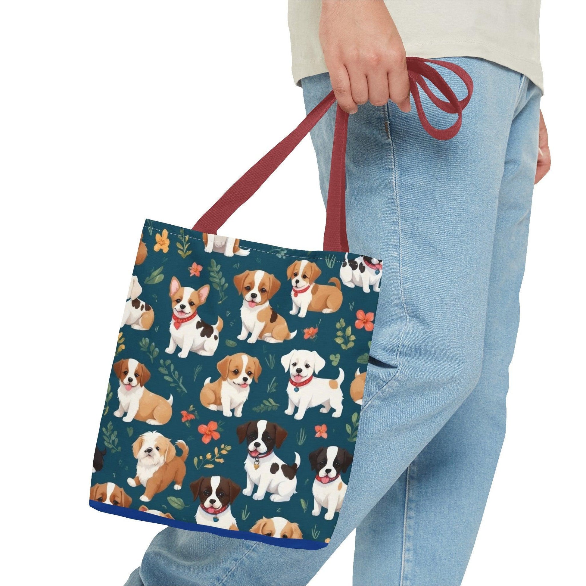 Doggone Cute Tote Bag | Perfect for carrying all your essentials | Shopping, beach, work, school, collegue, perfect gift for dog lovers - Cosmic Creations by Karen