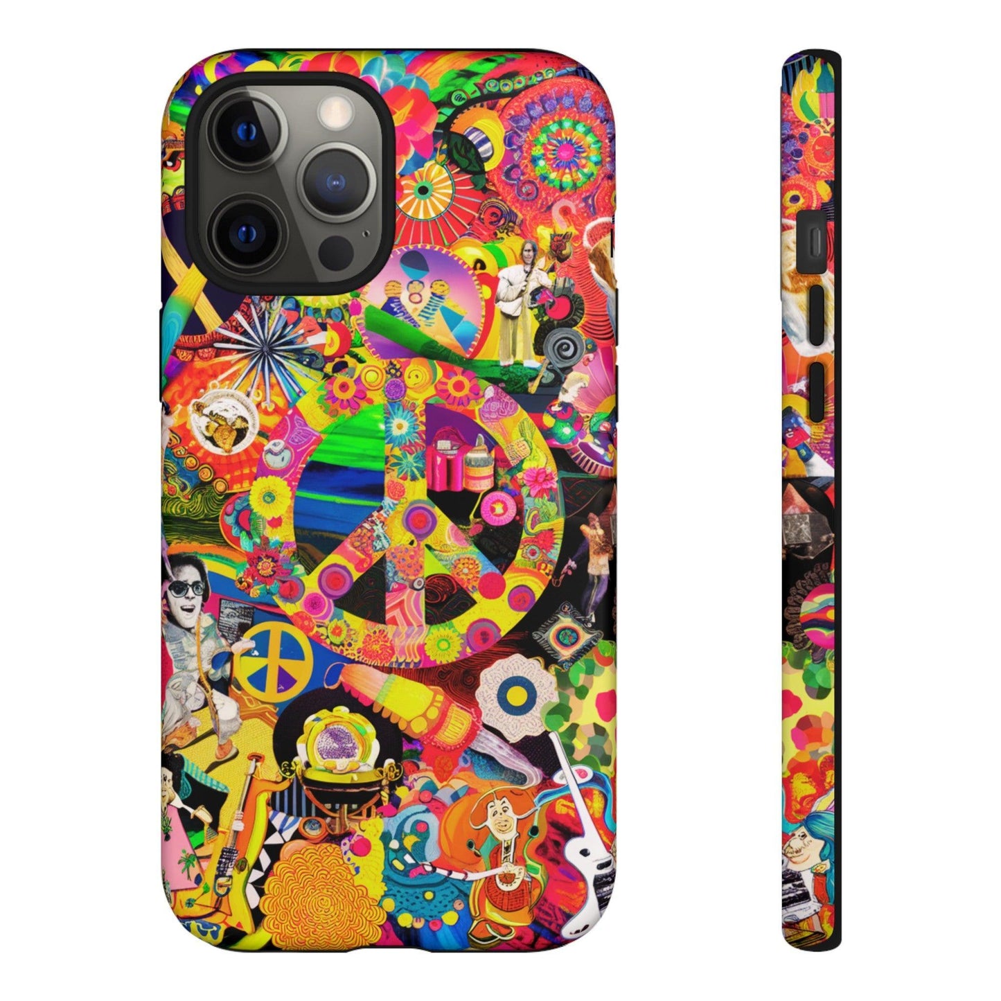 Tough Phone Case :" Eclectic Elegance Phone Case Collection" ( Hippie Style patterns)