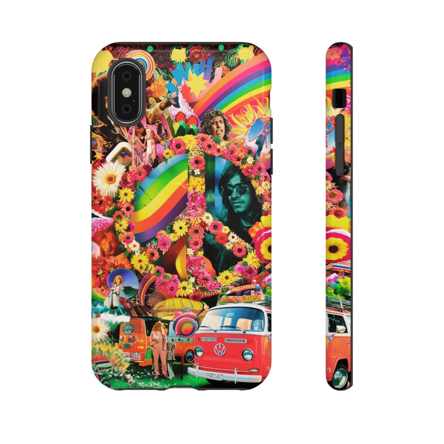 Tough Phone Case :" Eclectic Elegance Phone Case Collection" ( Hippie Style patterns)