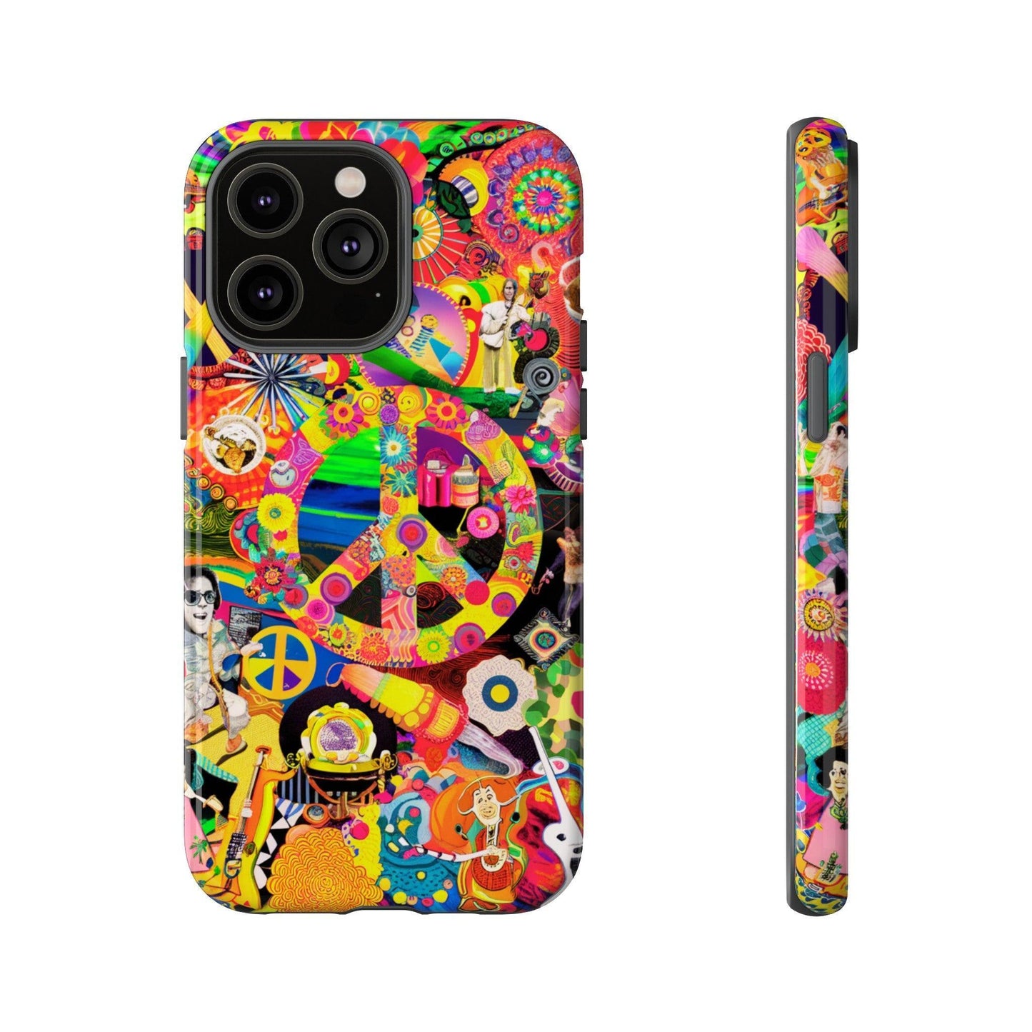 Tough Phone Case :" Eclectic Elegance Phone Case Collection" ( Hippie Style patterns)