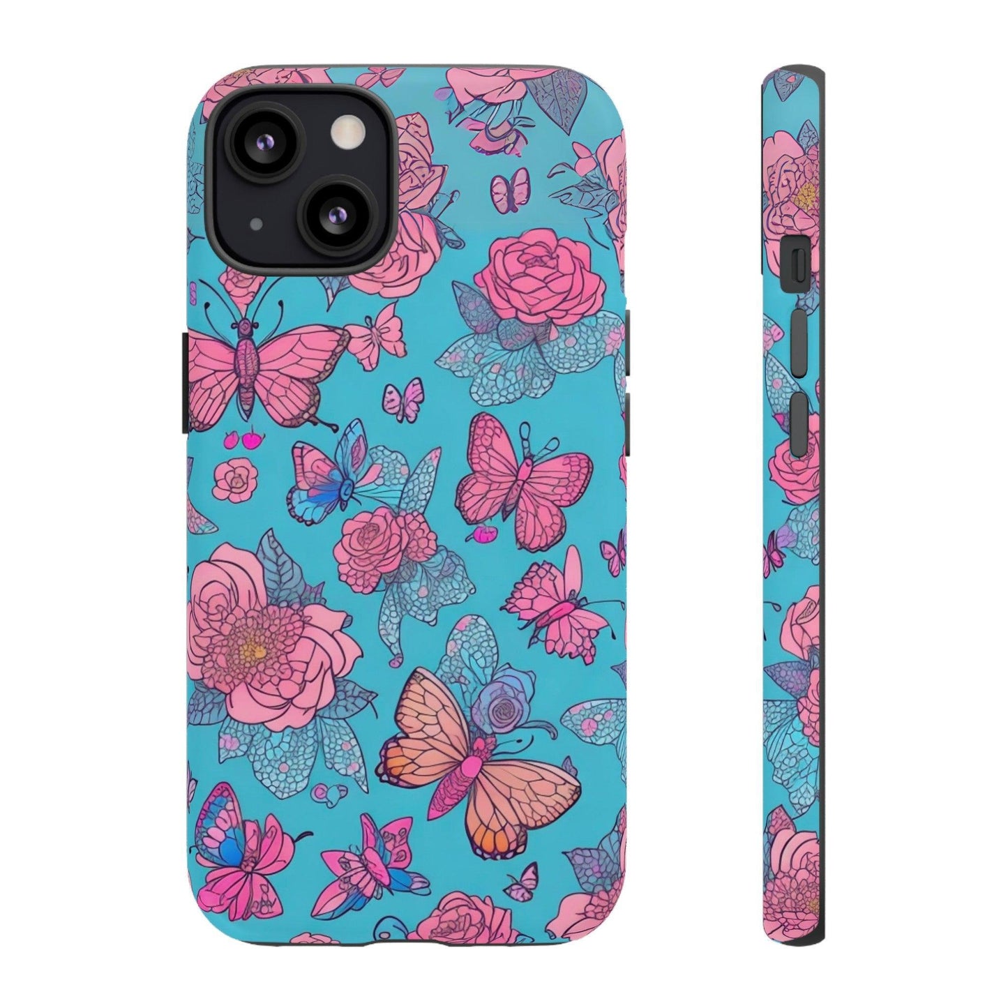 Tough Cellphone Case :" Eclectic Elegance Phone Case Collection" ( Floral patterns)