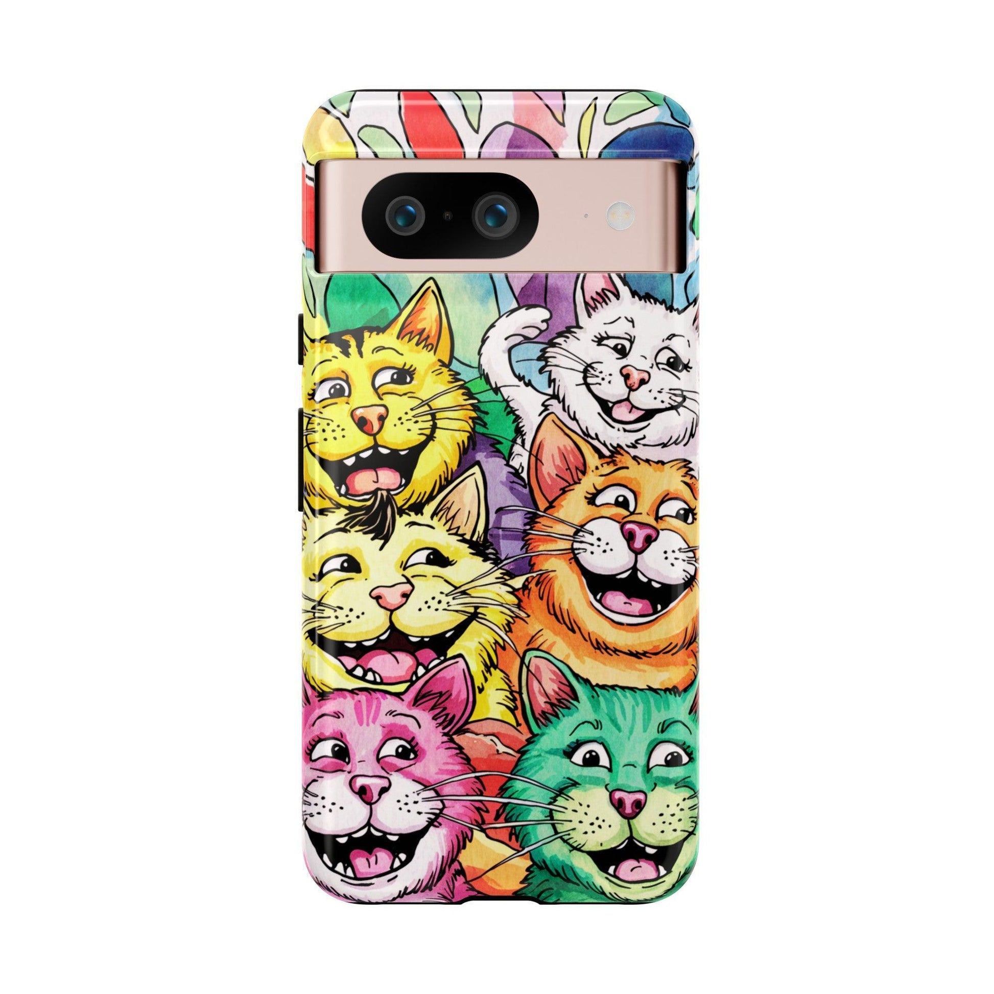 Cat Lovers Collection Tough Cellphone Case - Cosmic Creations by Karen