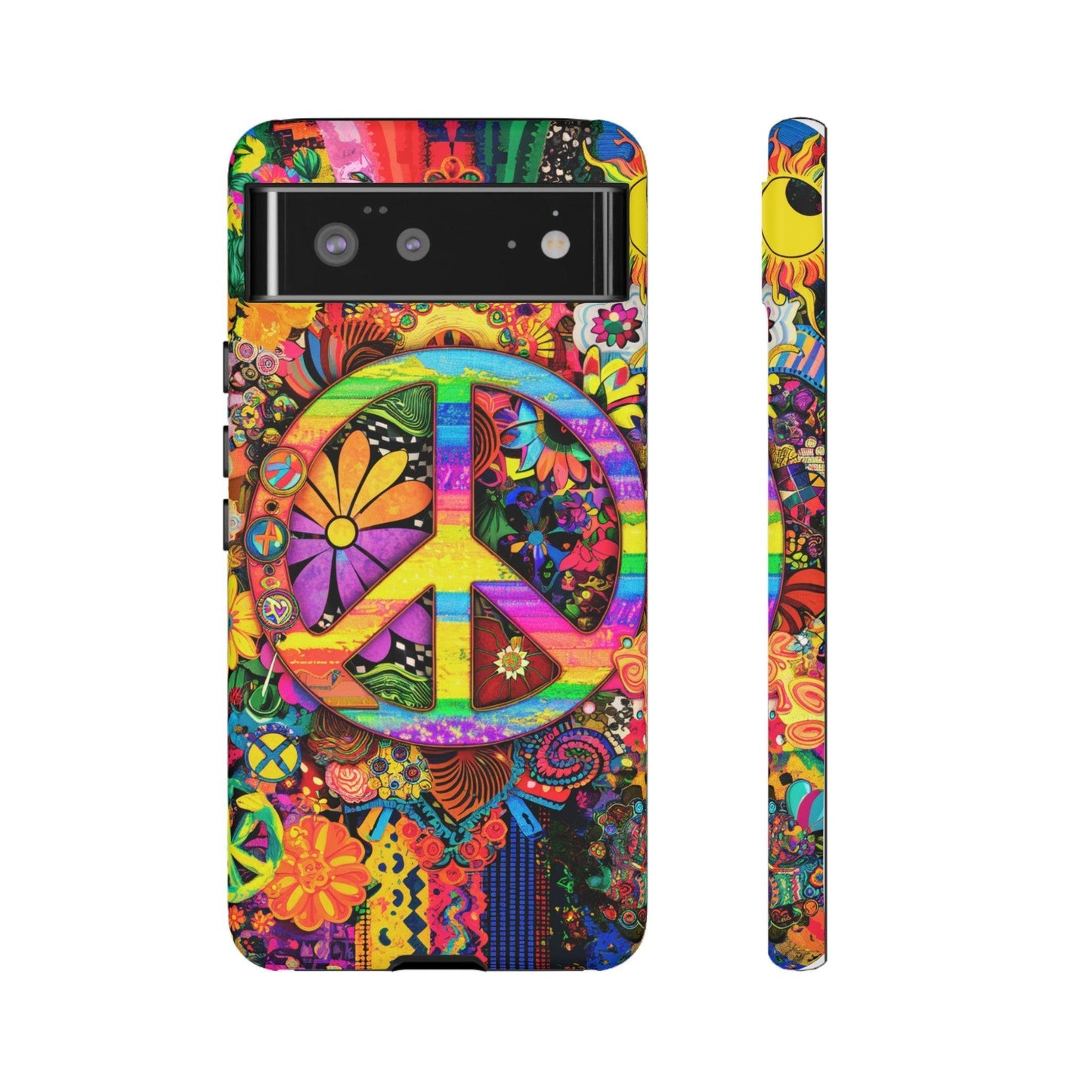 Tough Phone Case :" Eclectic Elegance Phone Case Collection" ( Hippie Style patterns)