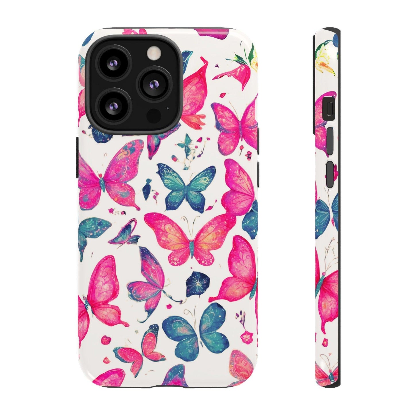 Tough Cellphone Case :" Eclectic Elegance Phone Case Collection" ( Hearts patterns)