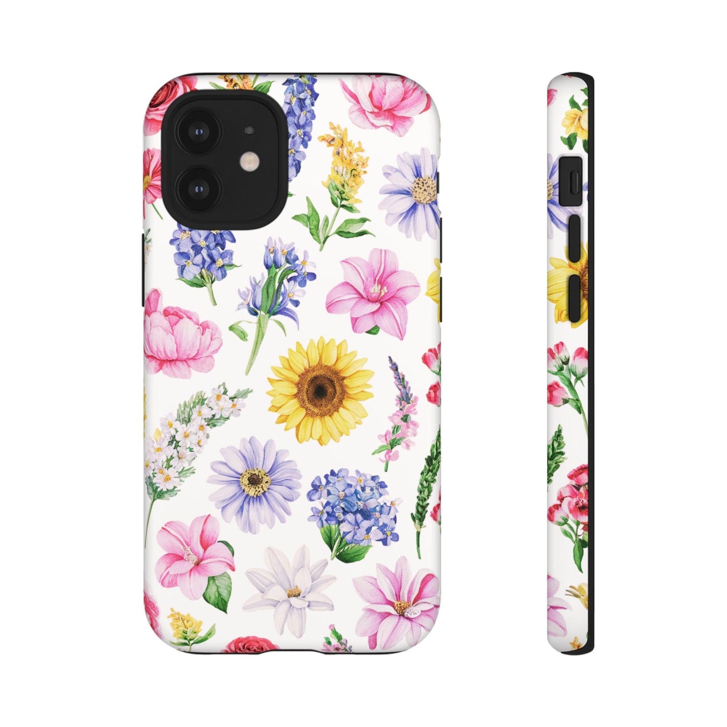 Tough Cellphone Case :" Eclectic Elegance Phone Case Collection" ( Floral patterns)