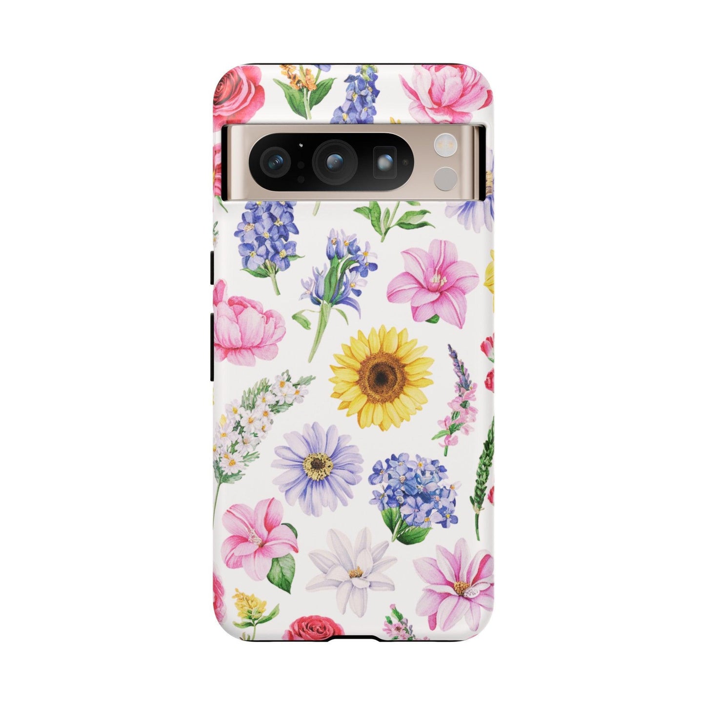 Tough Cellphone Case :" Eclectic Elegance Phone Case Collection" ( Floral patterns)