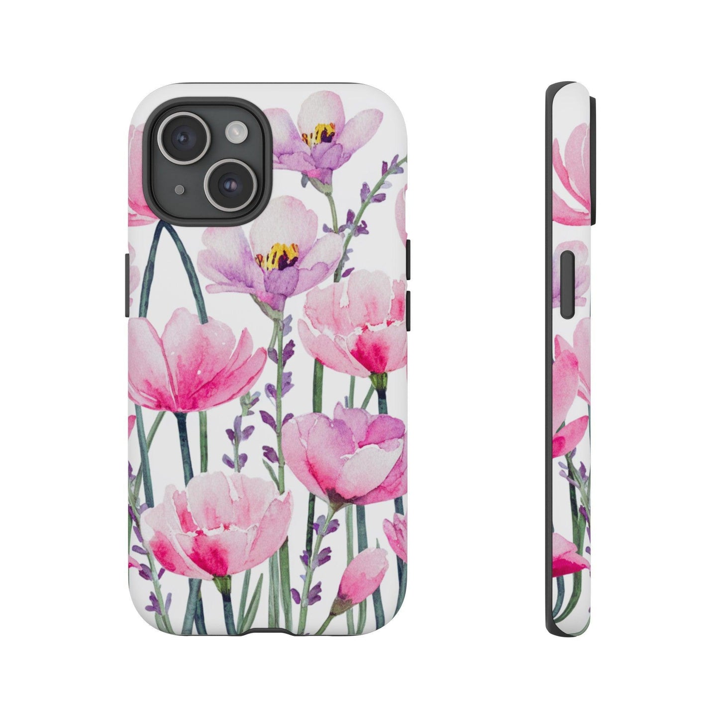 Tough Cellphone Case :" Eclectic Elegance Phone Case Collection" ( Floral patterns)