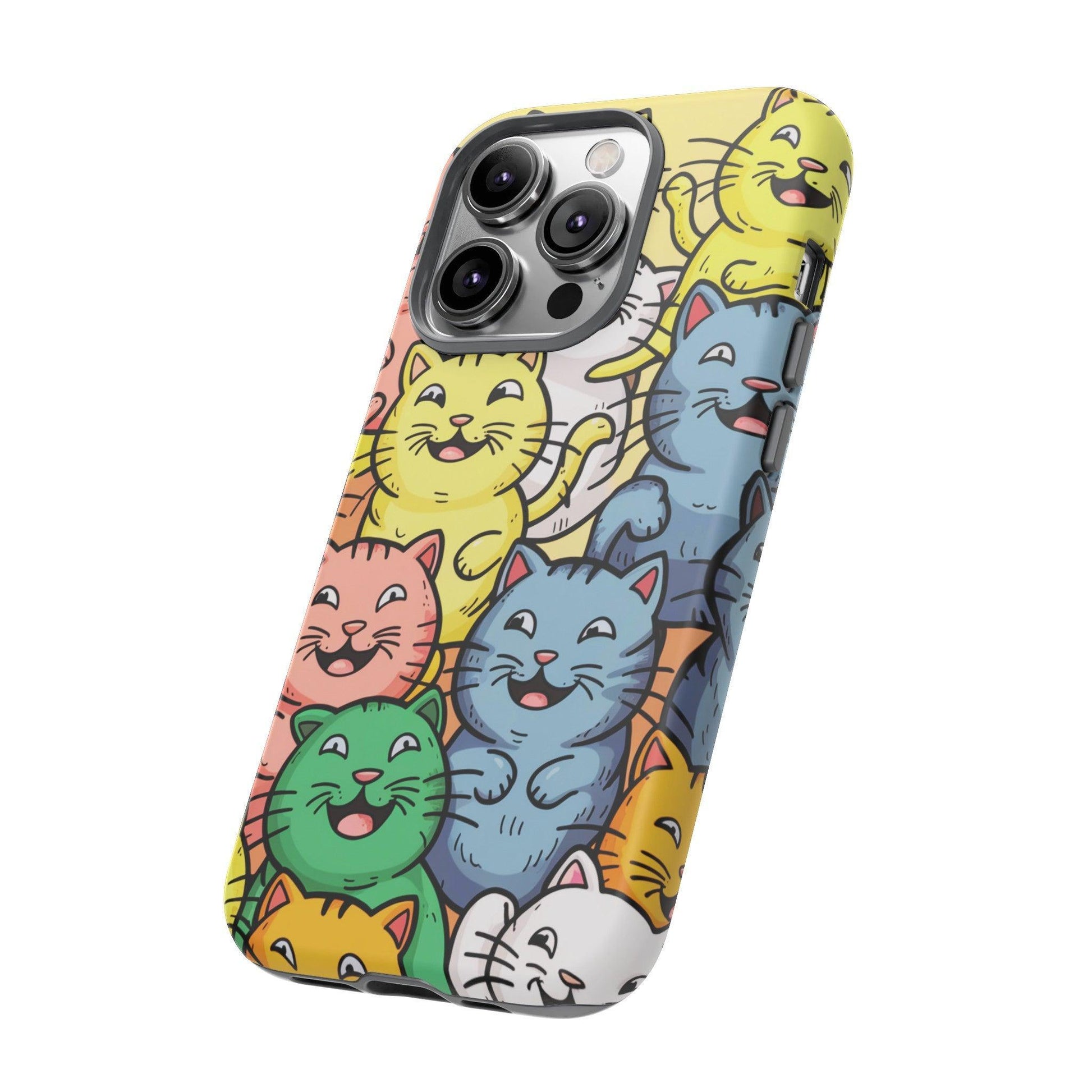 Cat Lovers Collection Tough Cellphone Case - Cosmic Creations by Karen