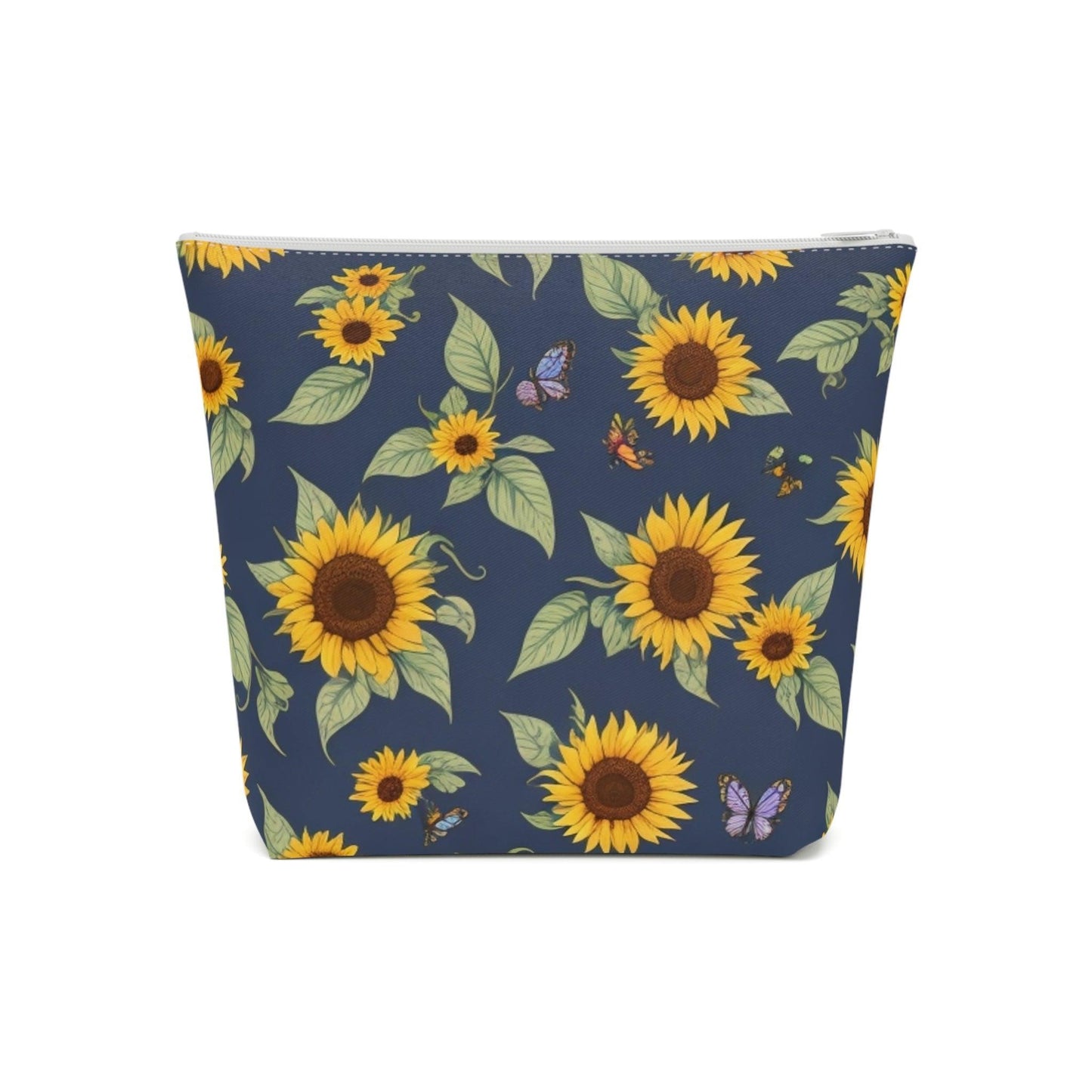 Colorful Floral Cotton Cosmetic Bag Vibrant and Stylish Makeup Bag, Perfect for Personal Use & Gifts - Cosmic Creations by Karen