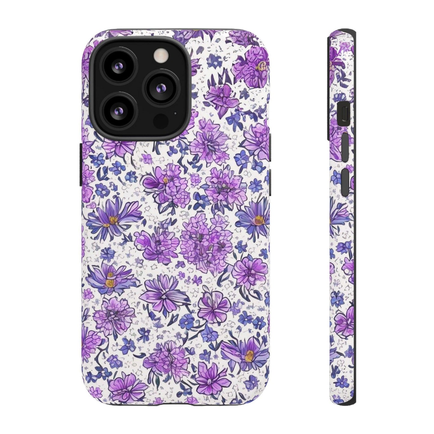 Tough Cellphone Case :" Eclectic Elegance Phone Case Collection" ( Floral patterns)