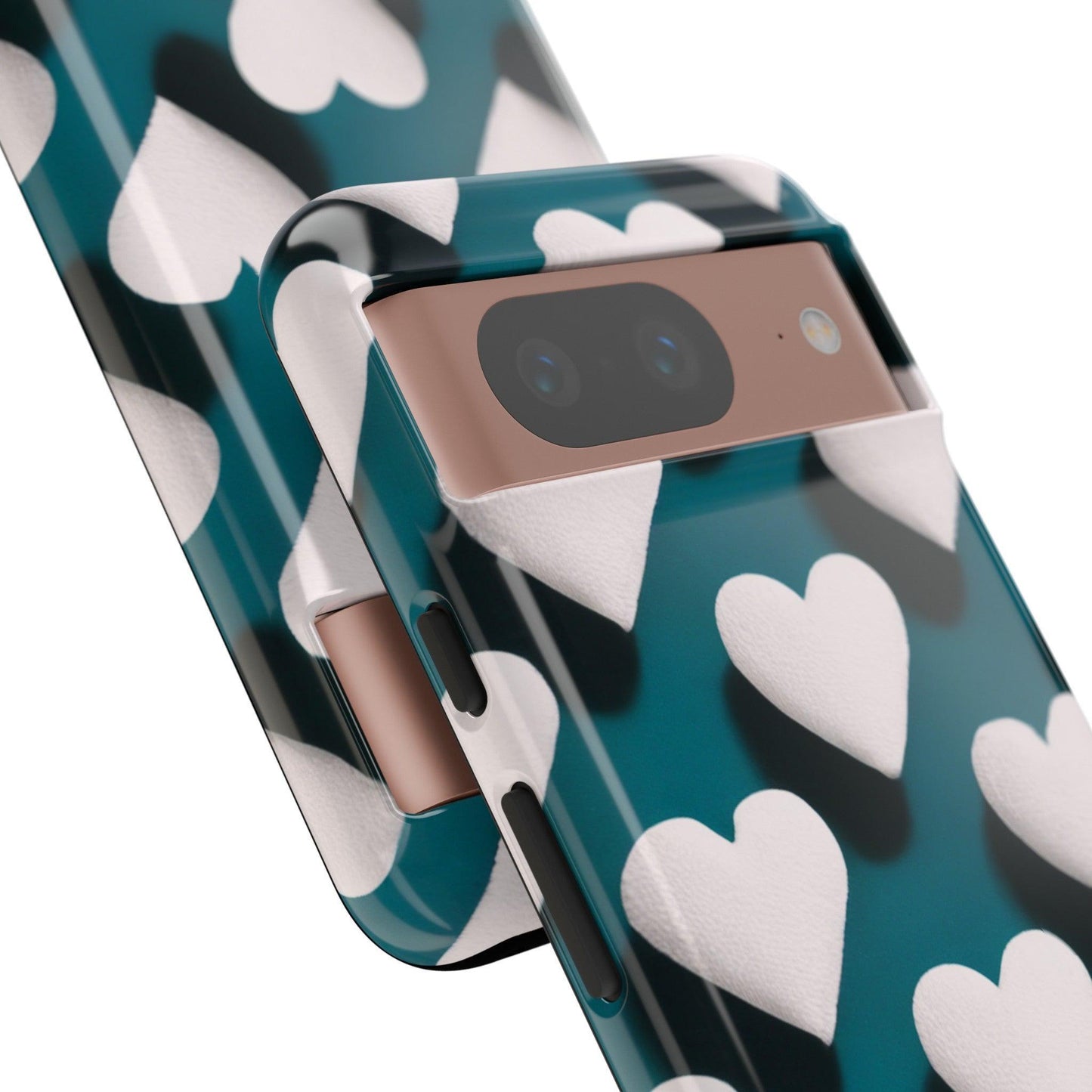 Tough Phone Case :" Eclectic Elegance Phone Case Collection" ( Hearts patterns)