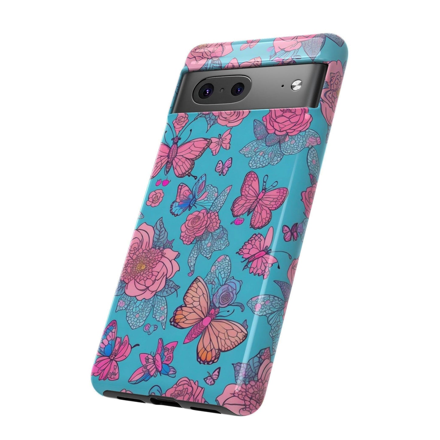 Tough Cellphone Case :" Eclectic Elegance Phone Case Collection" ( Floral patterns)