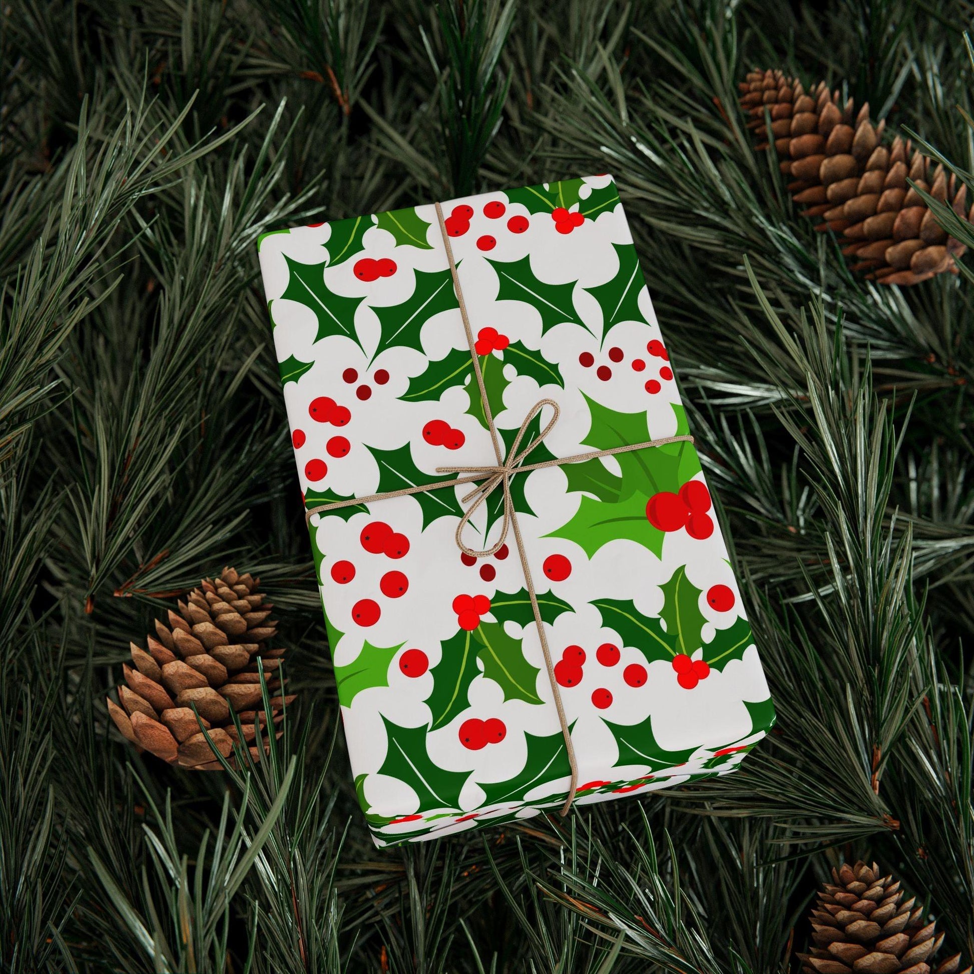 Festive Christmas Holiday Wrapping Paper - Cosmic Creations by Karen