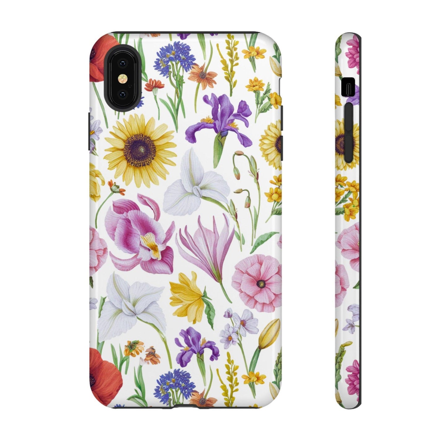 Tough Cellphone Case :" Eclectic Elegance Phone Case Collection" ( Floral patterns)