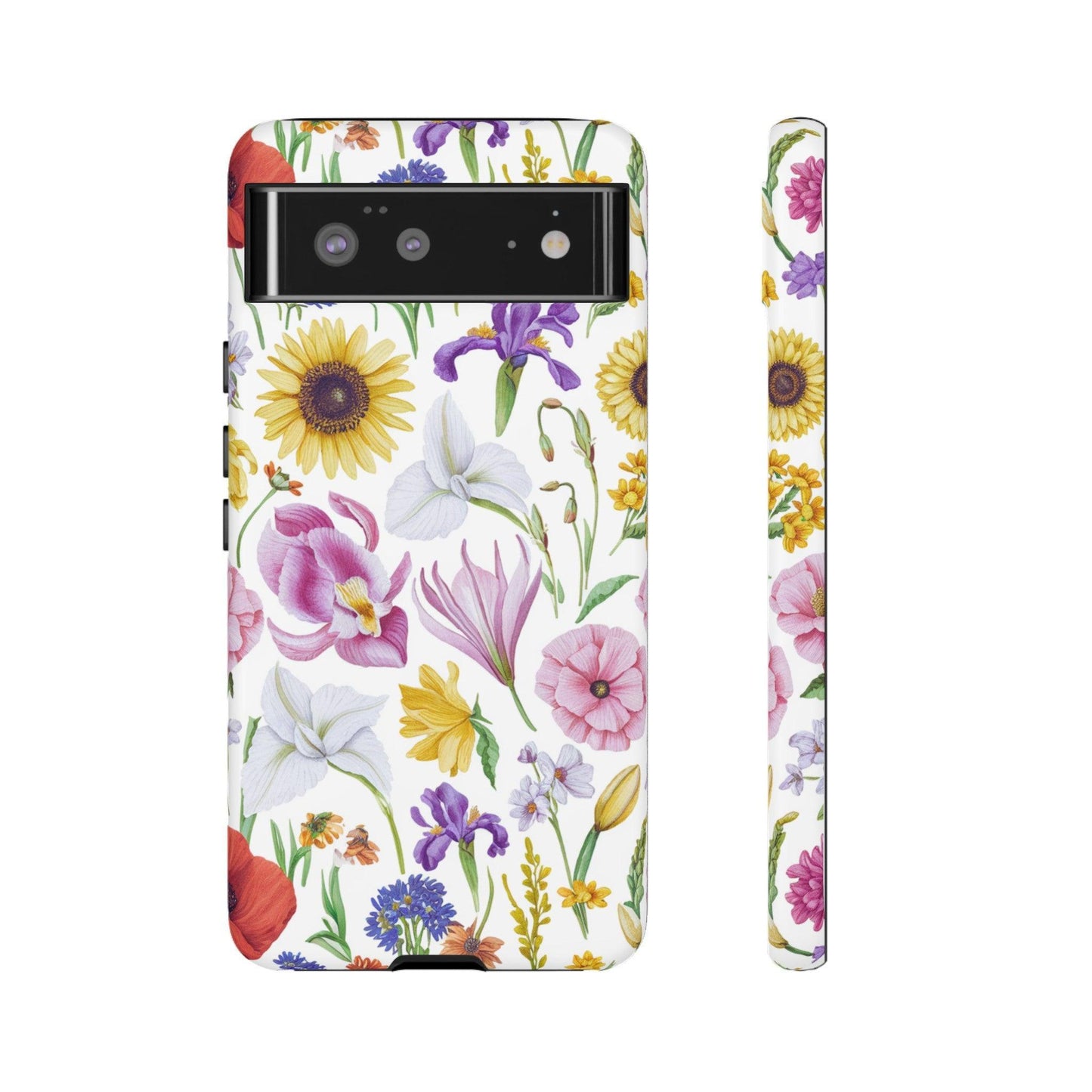 Tough Cellphone Case :" Eclectic Elegance Phone Case Collection" ( Floral patterns)