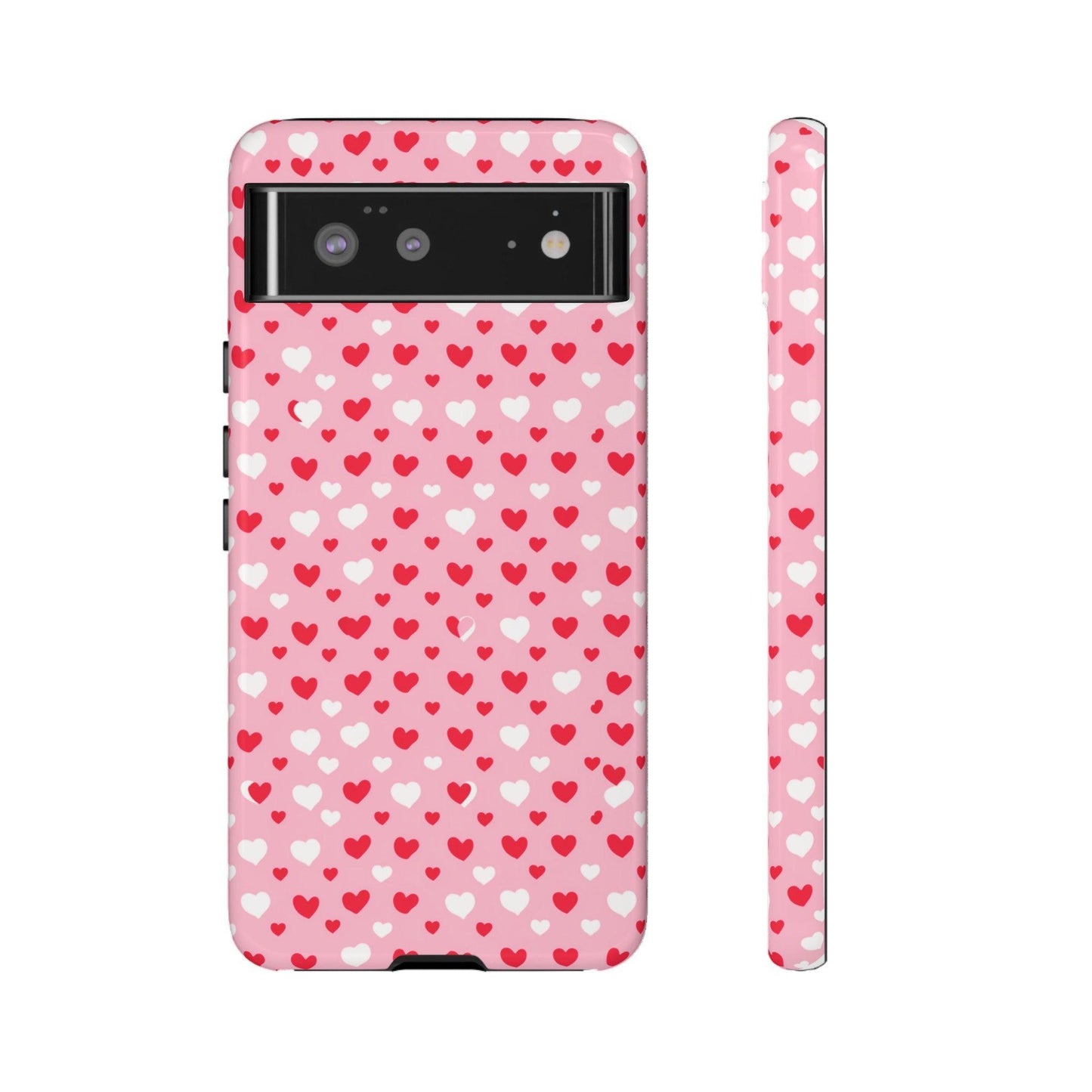 Tough Phone Case :" Eclectic Elegance Phone Case Collection" ( Hearts patterns)