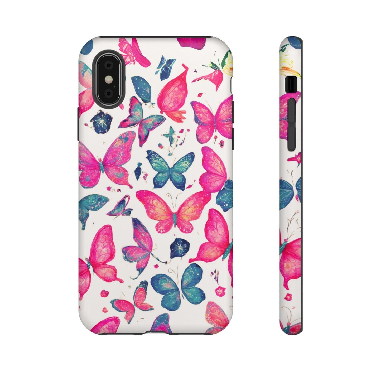 Tough Cellphone Case :" Eclectic Elegance Phone Case Collection" ( Hearts patterns)