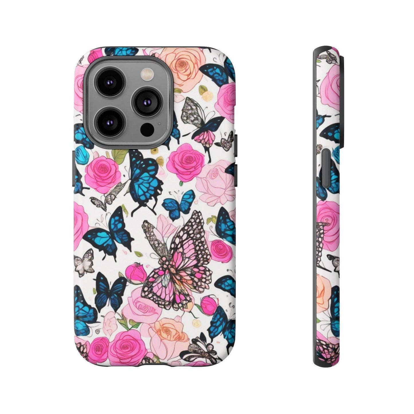 Tough Cellphone Case :" Eclectic Elegance Phone Case Collection" ( Floral patterns)