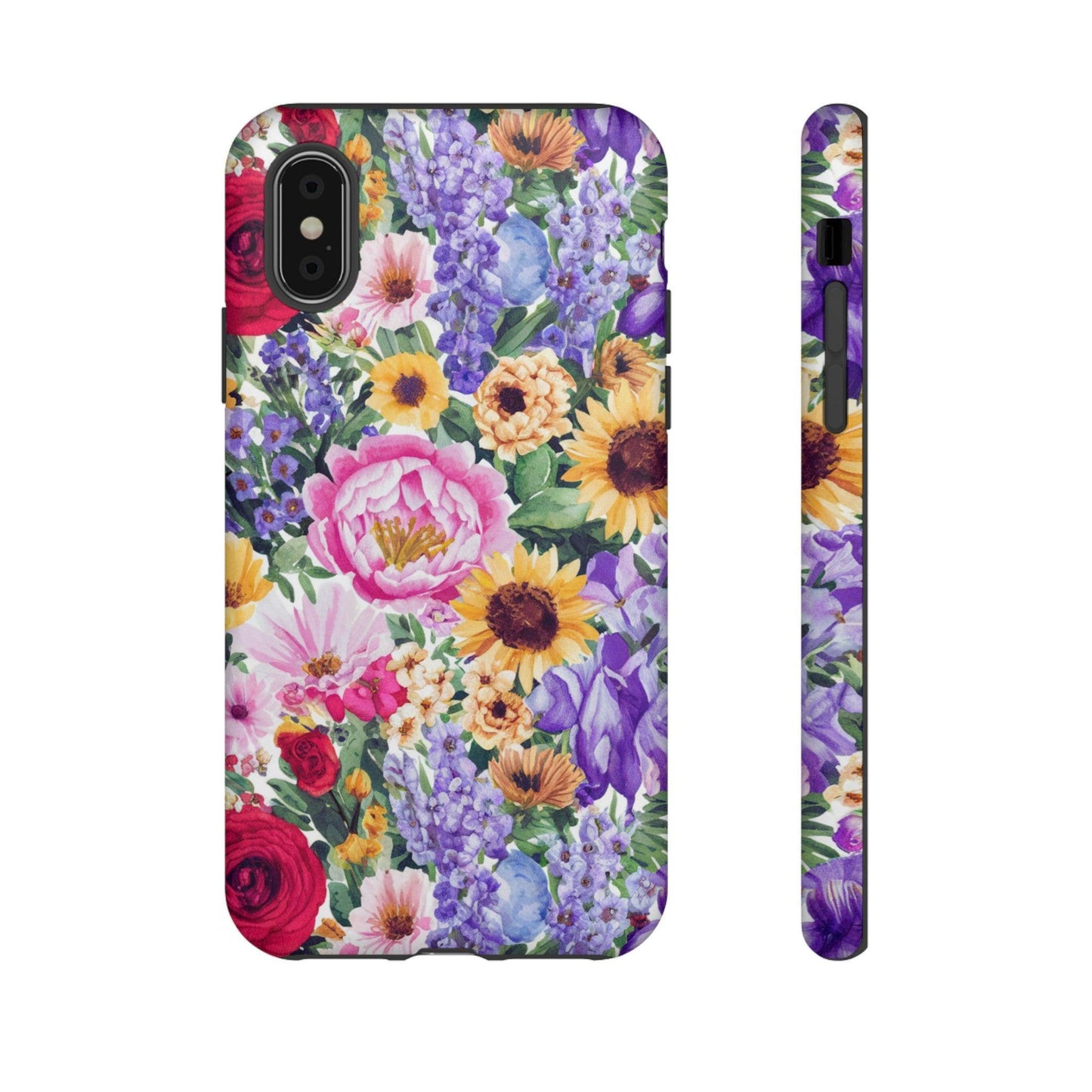 Tough Cellphone Case :" Eclectic Elegance Phone Case Collection" ( Floral patterns)