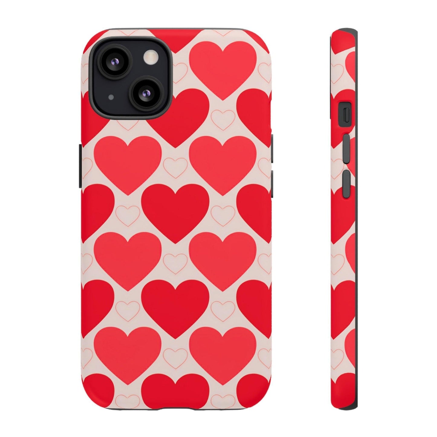 Tough Phone Case :" Eclectic Elegance Phone Case Collection" ( Hearts patterns)