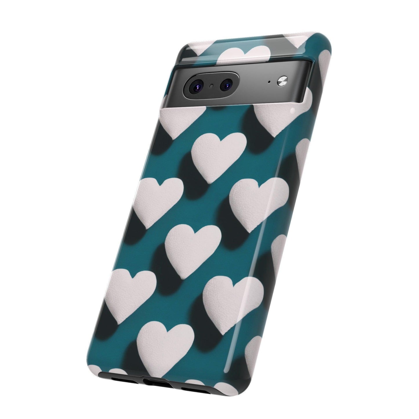 Tough Phone Case :" Eclectic Elegance Phone Case Collection" ( Hearts patterns)