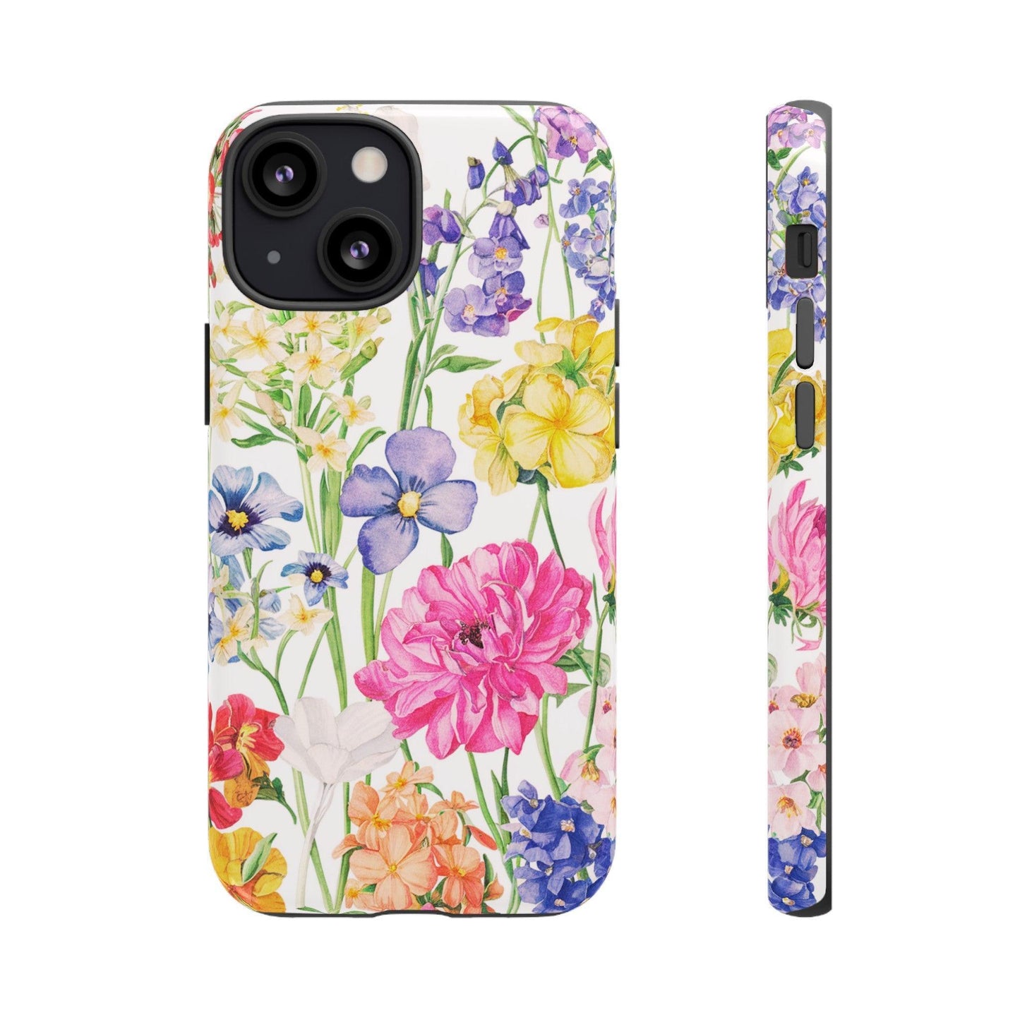 Tough Cellphone Case :" Eclectic Elegance Phone Case Collection" ( Floral patterns)