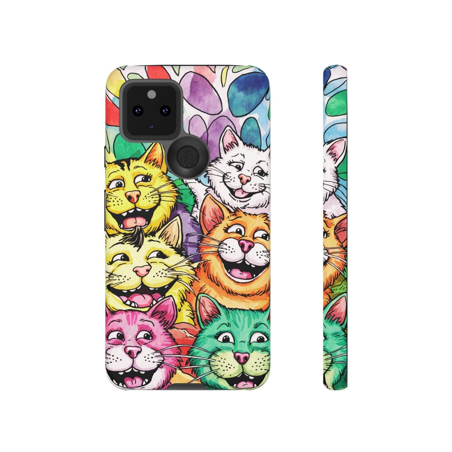 Cat Lovers Collection Tough Cellphone Case - Cosmic Creations by Karen