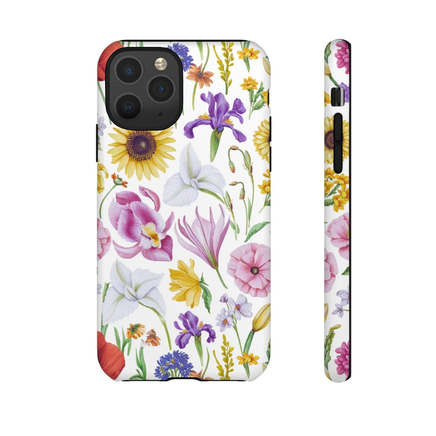 Tough Cellphone Case :" Eclectic Elegance Phone Case Collection" ( Floral patterns)