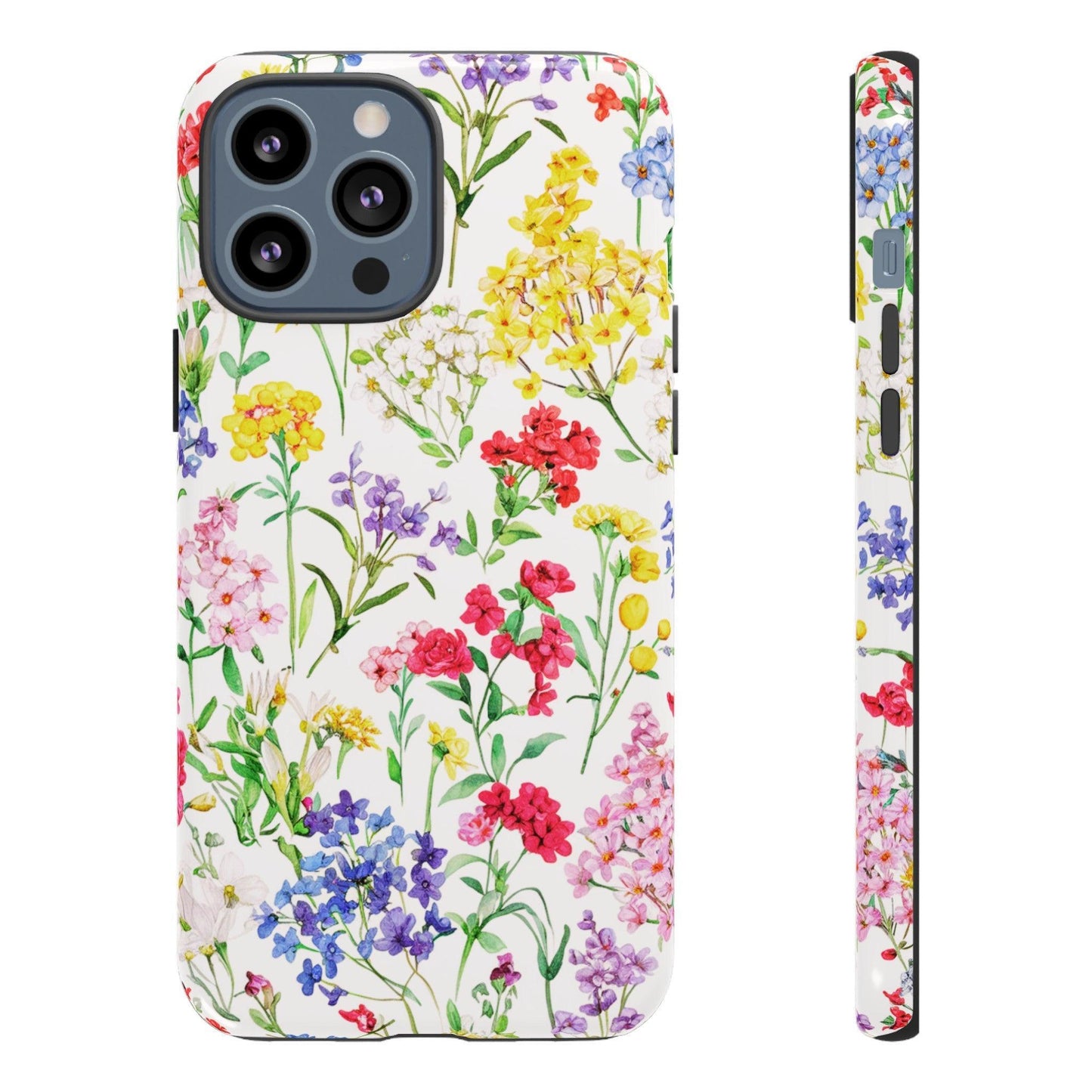 Tough Cellphone Case :" Eclectic Elegance Phone Case Collection" ( Floral patterns)