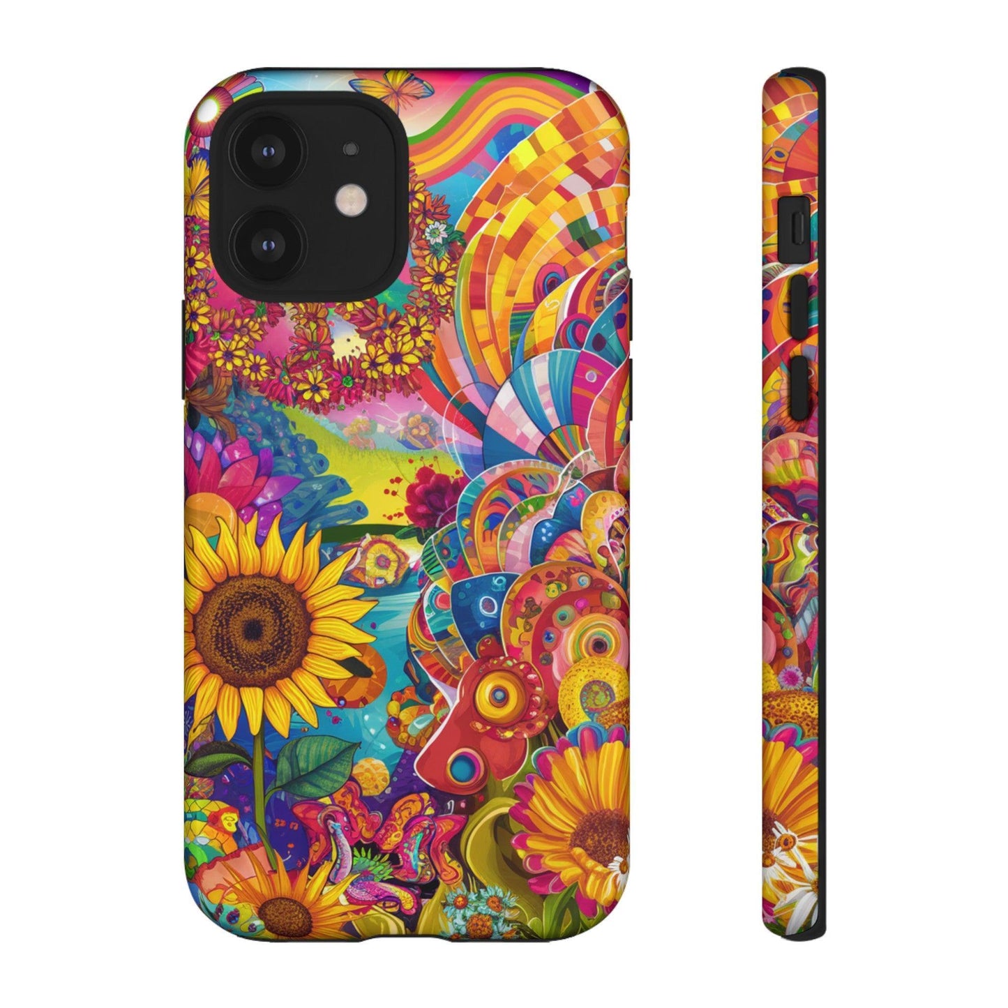 Tough Phone Case :" Eclectic Elegance Phone Case Collection" ( Hippie Style patterns)