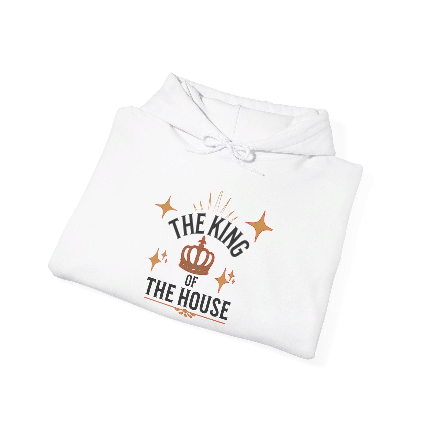 King's Heavy Blend Hooded Sweatshirt : "Dad, The King of the House Collection"