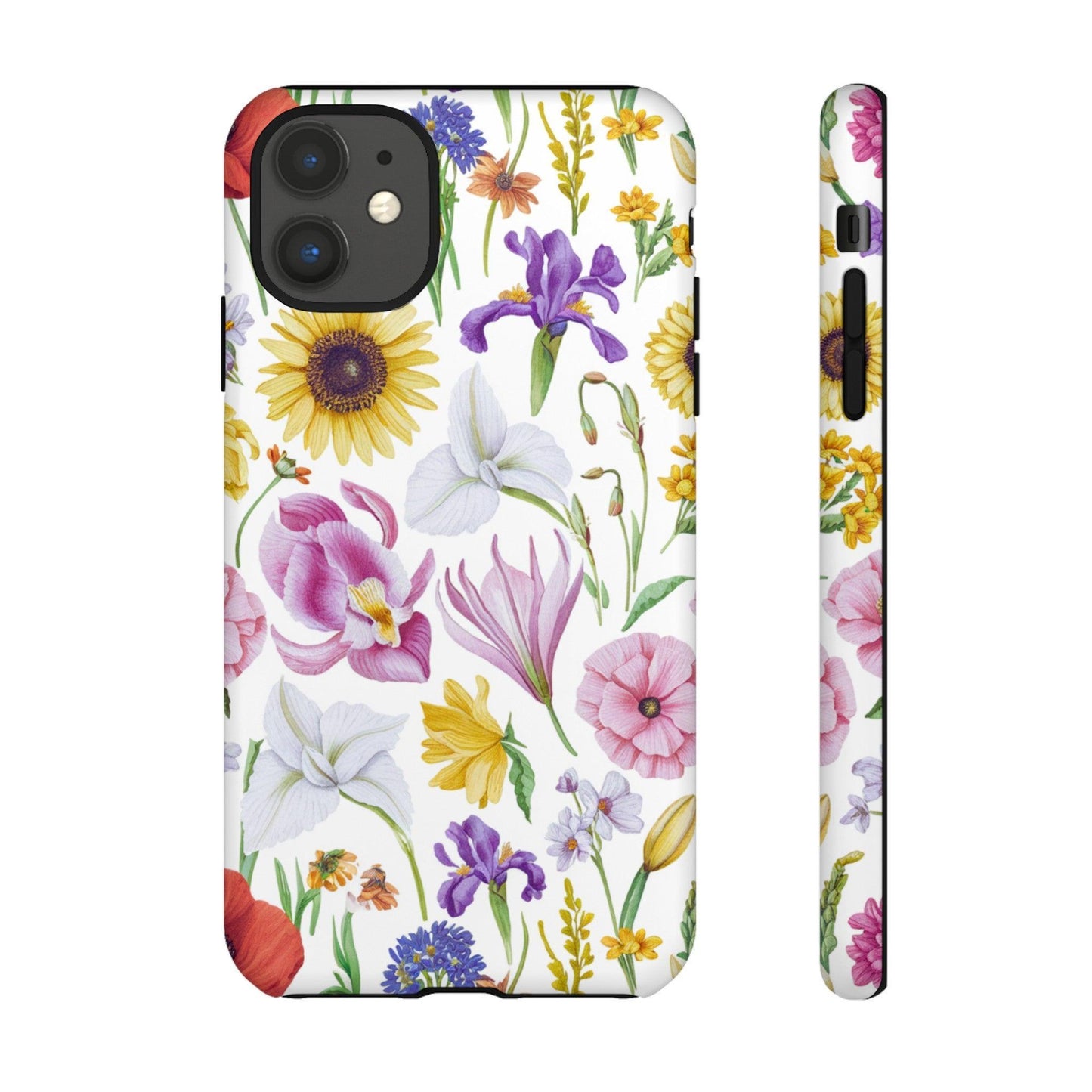 Tough Cellphone Case :" Eclectic Elegance Phone Case Collection" ( Floral patterns)